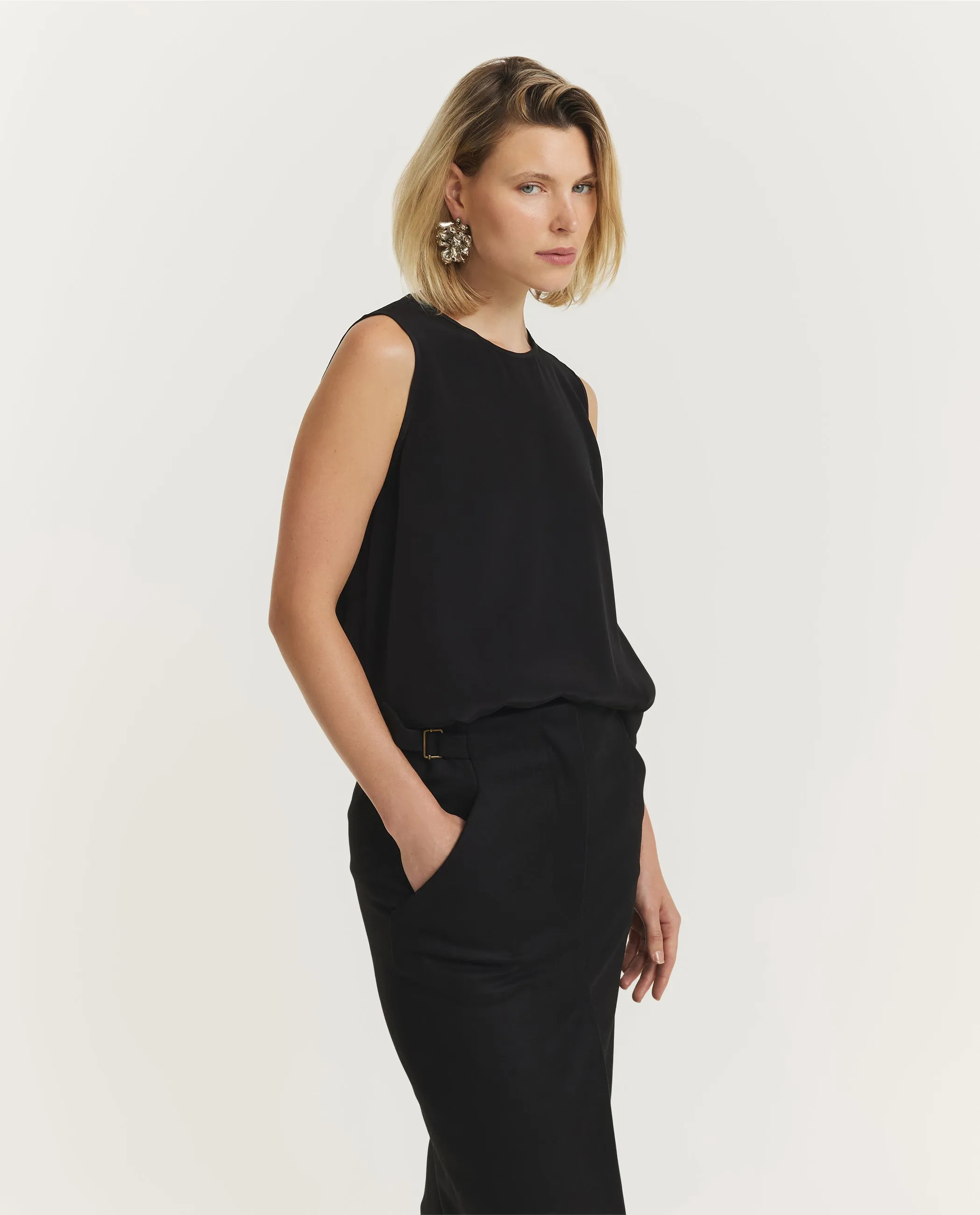 Mouwloze Zijde Mix Top sold by Pauw Amsterdam product image thumbnail 4