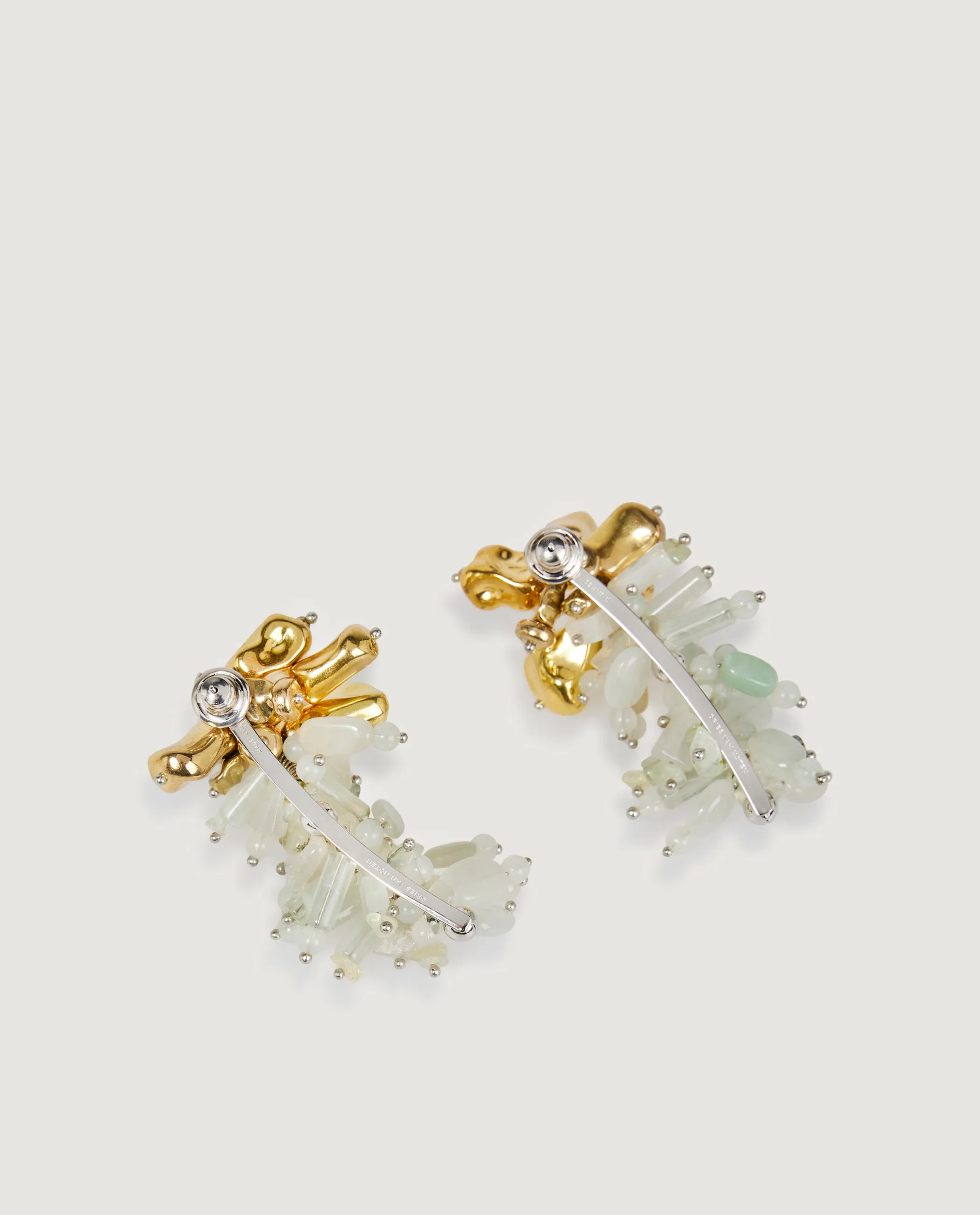 Gekraalde Gem Oorbellen - Goud sold by Pauw Amsterdam product image thumbnail 3
