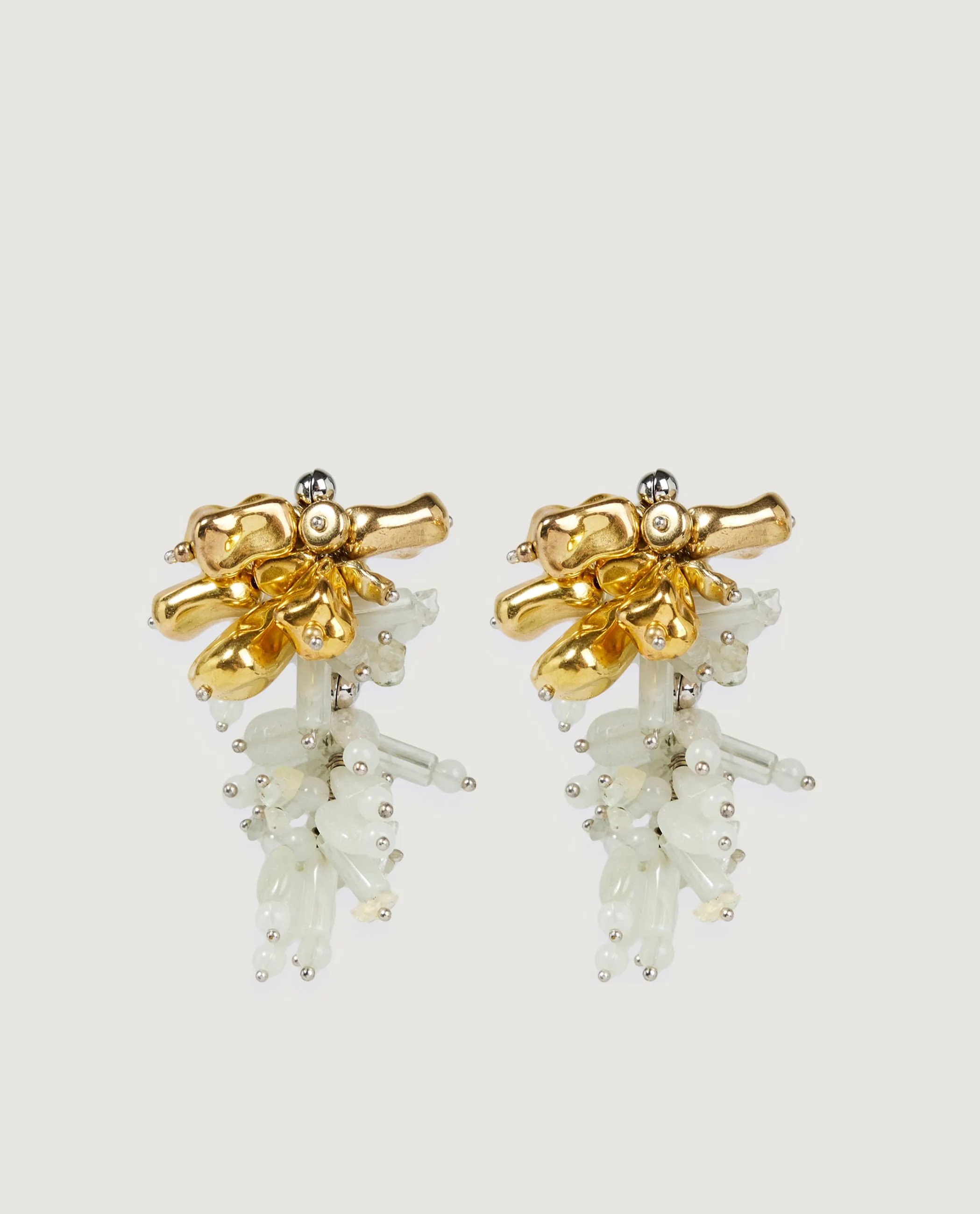 Gekraalde Gem Oorbellen - Goud sold by Pauw Amsterdam