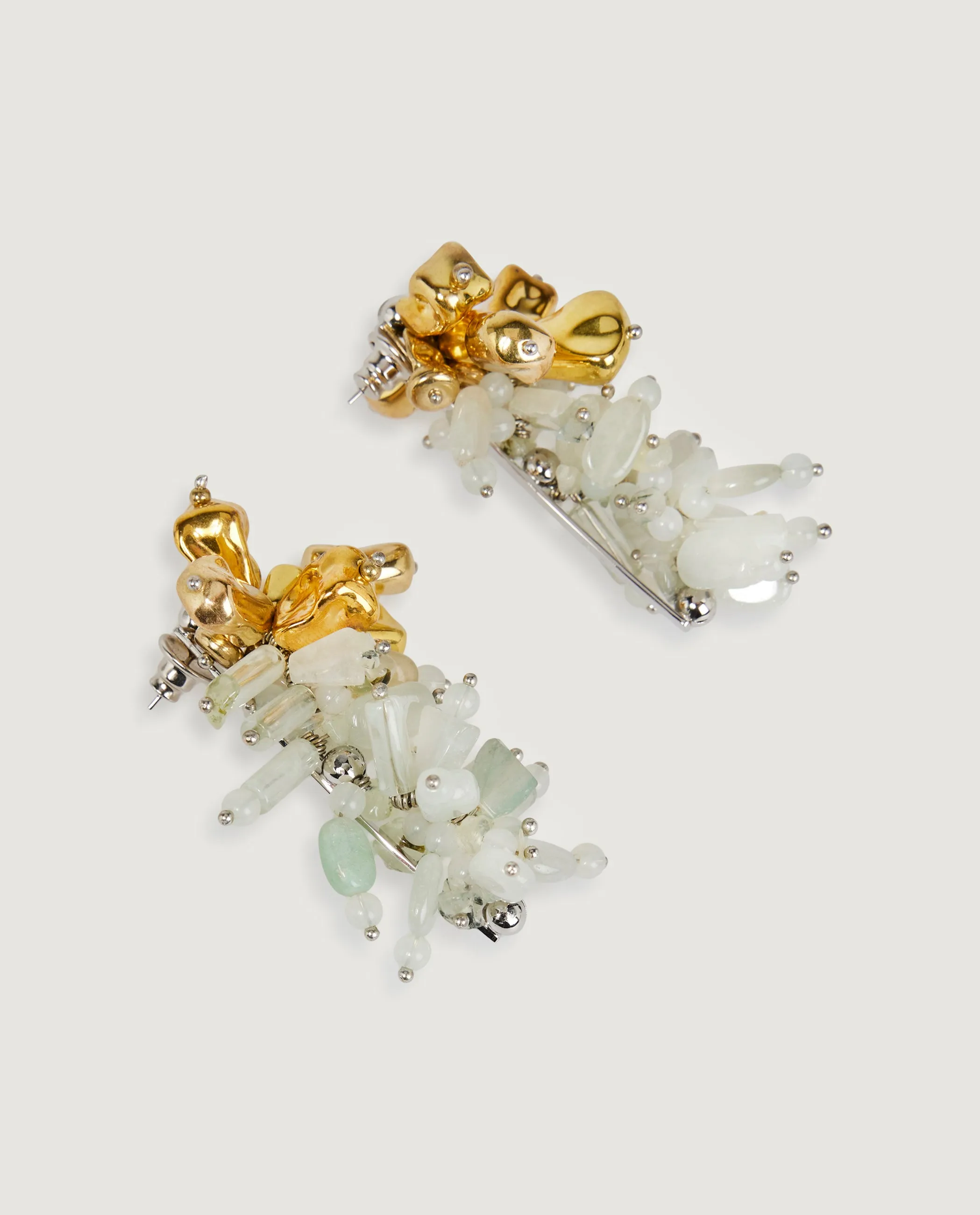 Gekraalde Gem Oorbellen - Goud sold by Pauw Amsterdam product image thumbnail 4