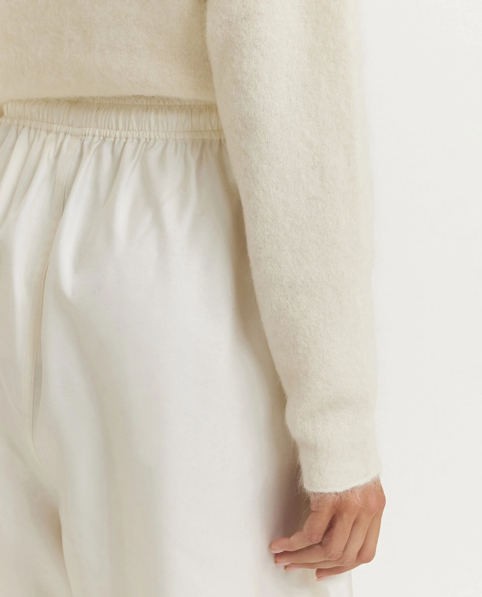 Zijden Pasch Broek - Ecru sold by Pauw Amsterdam product image thumbnail 5