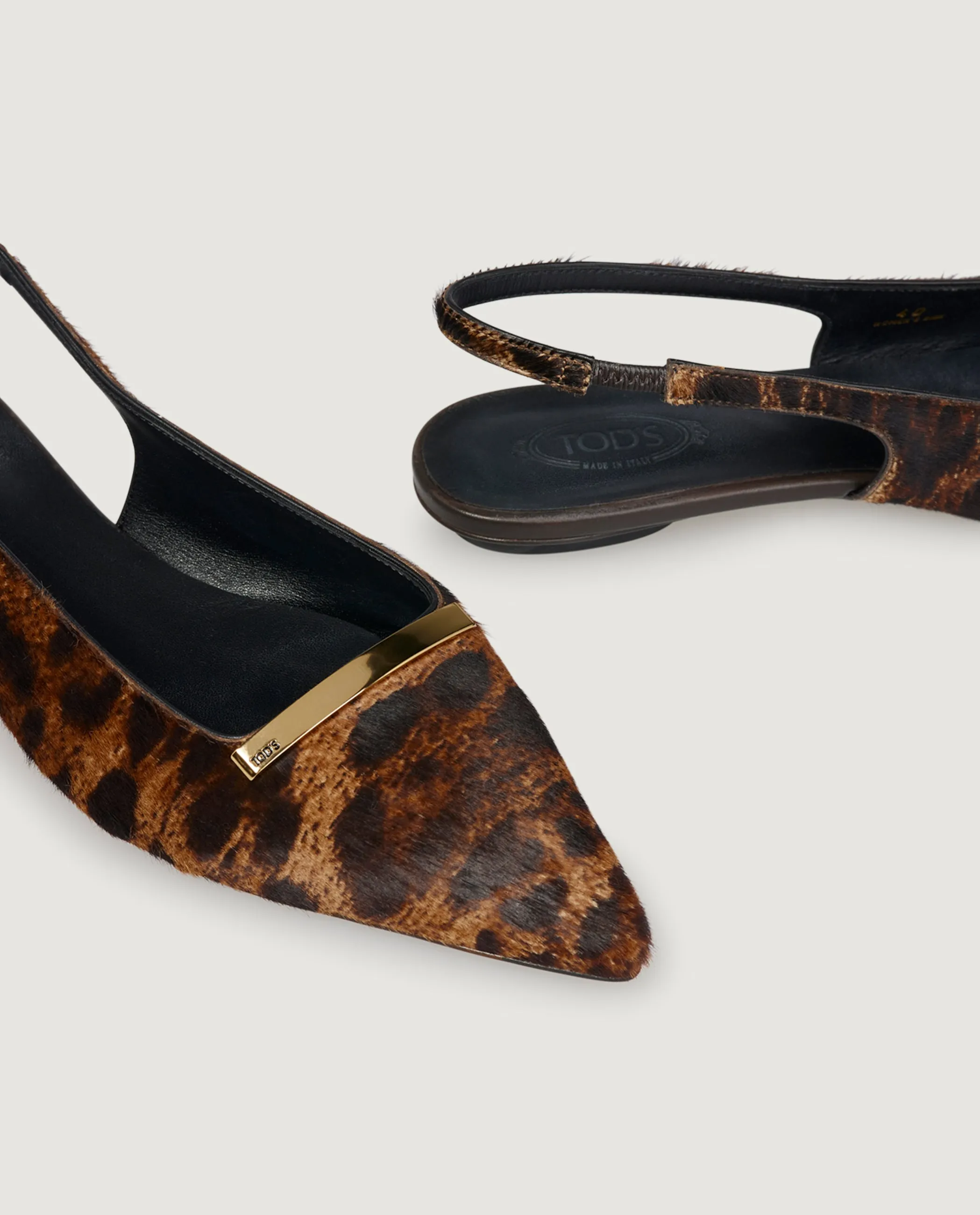 Slingback Ballerina's - Bruin sold by Pauw Amsterdam product image thumbnail 2