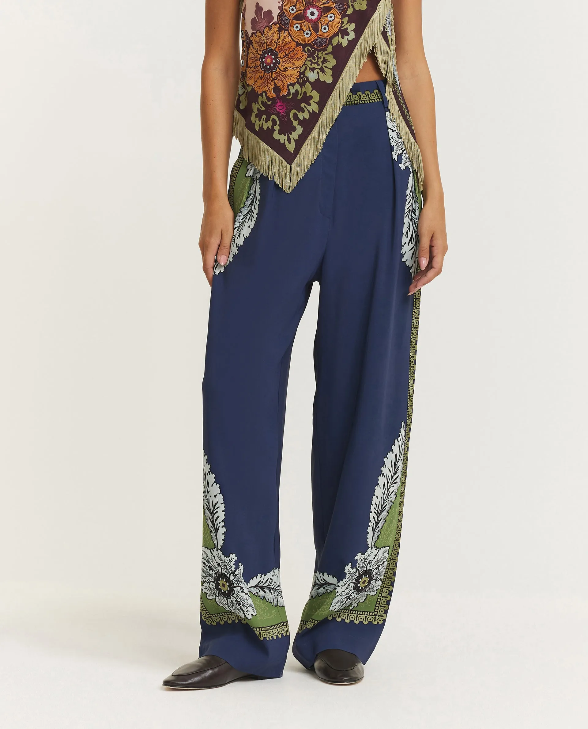 Wijde Brooklyn Broek - Blauw sold by Pauw Amsterdam product image thumbnail 2