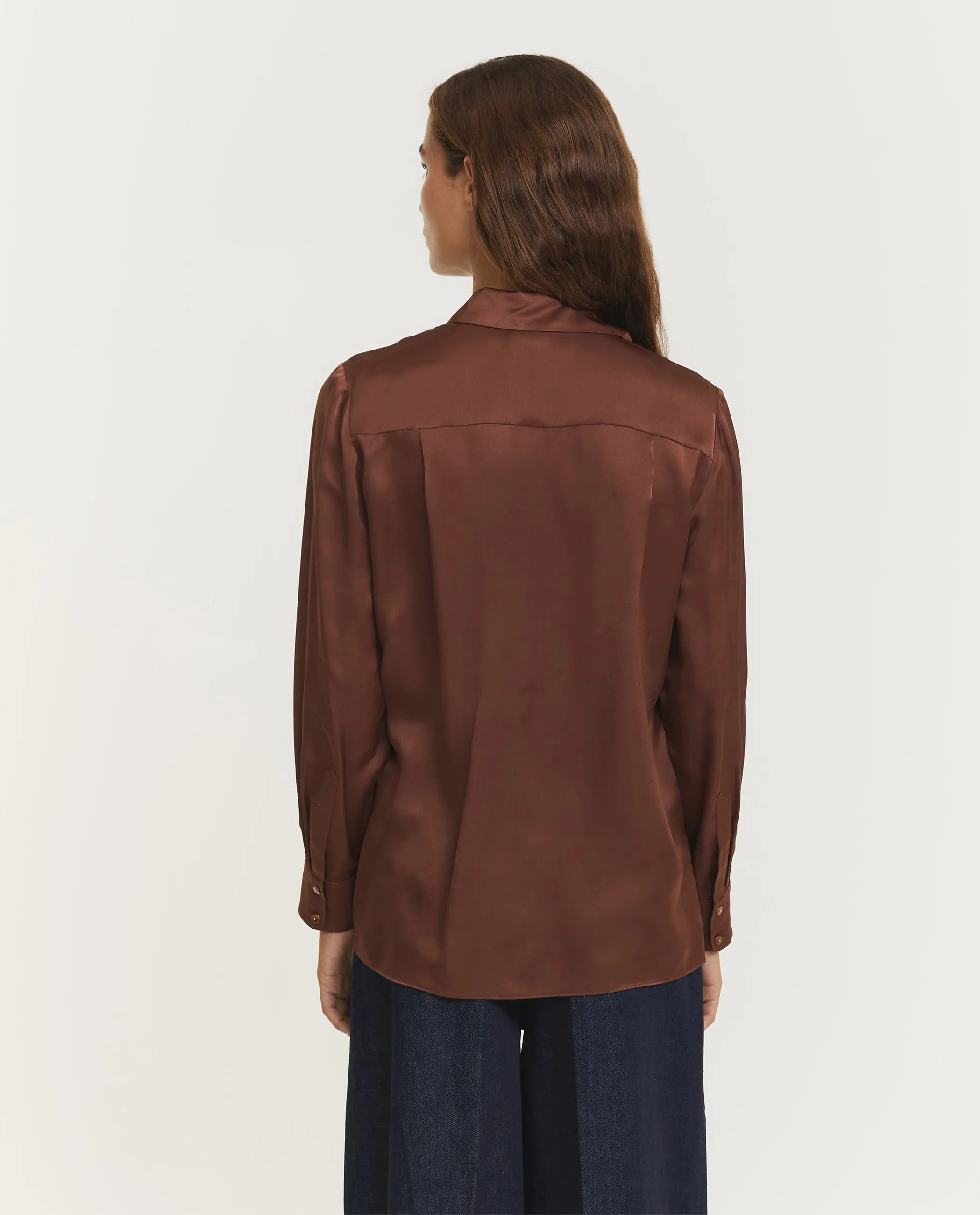 Hypnotic Zijden Shirt - Bruin sold by Pauw Amsterdam product image thumbnail 5