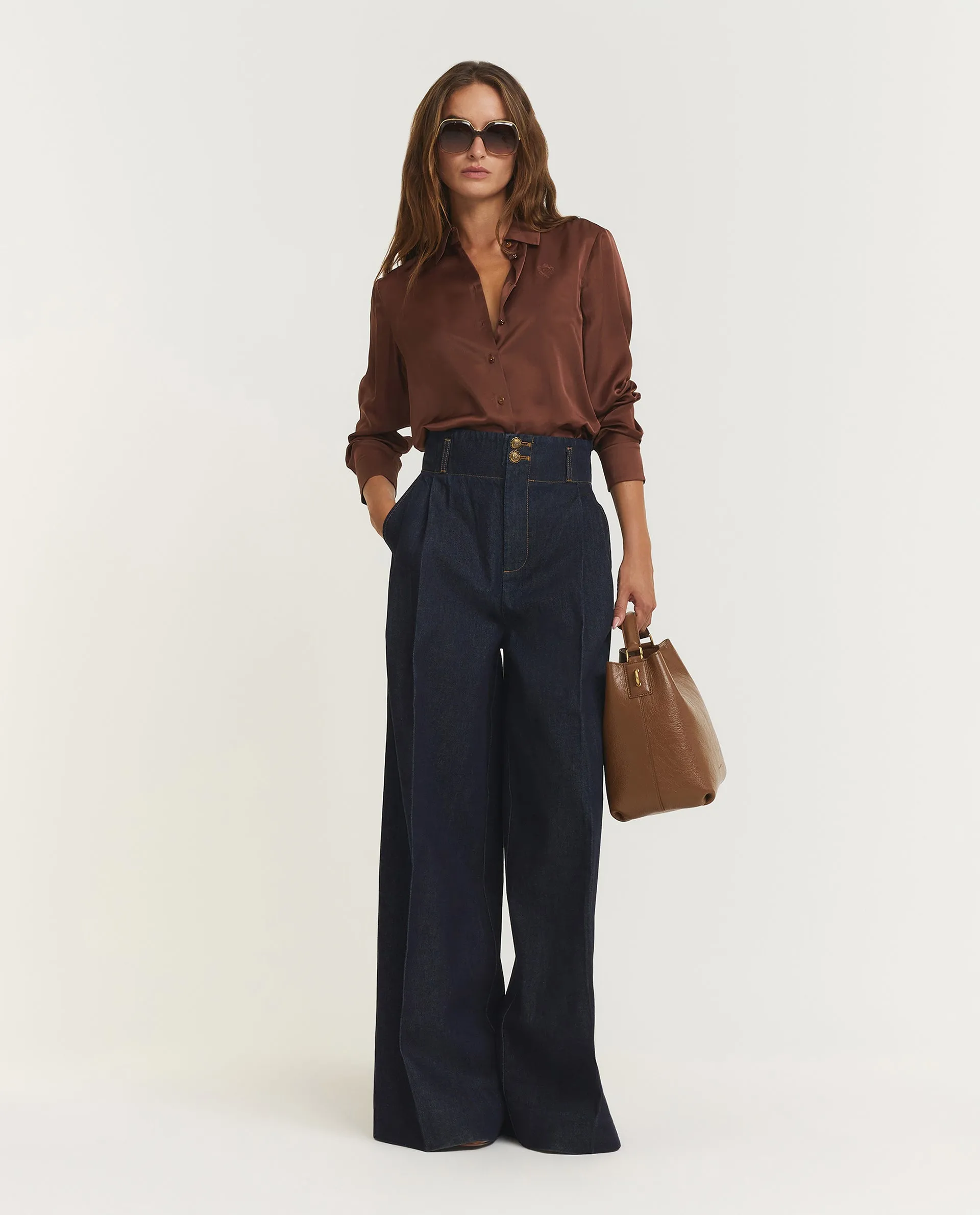 Hypnotic Zijden Shirt - Bruin sold by Pauw Amsterdam product image thumbnail 3