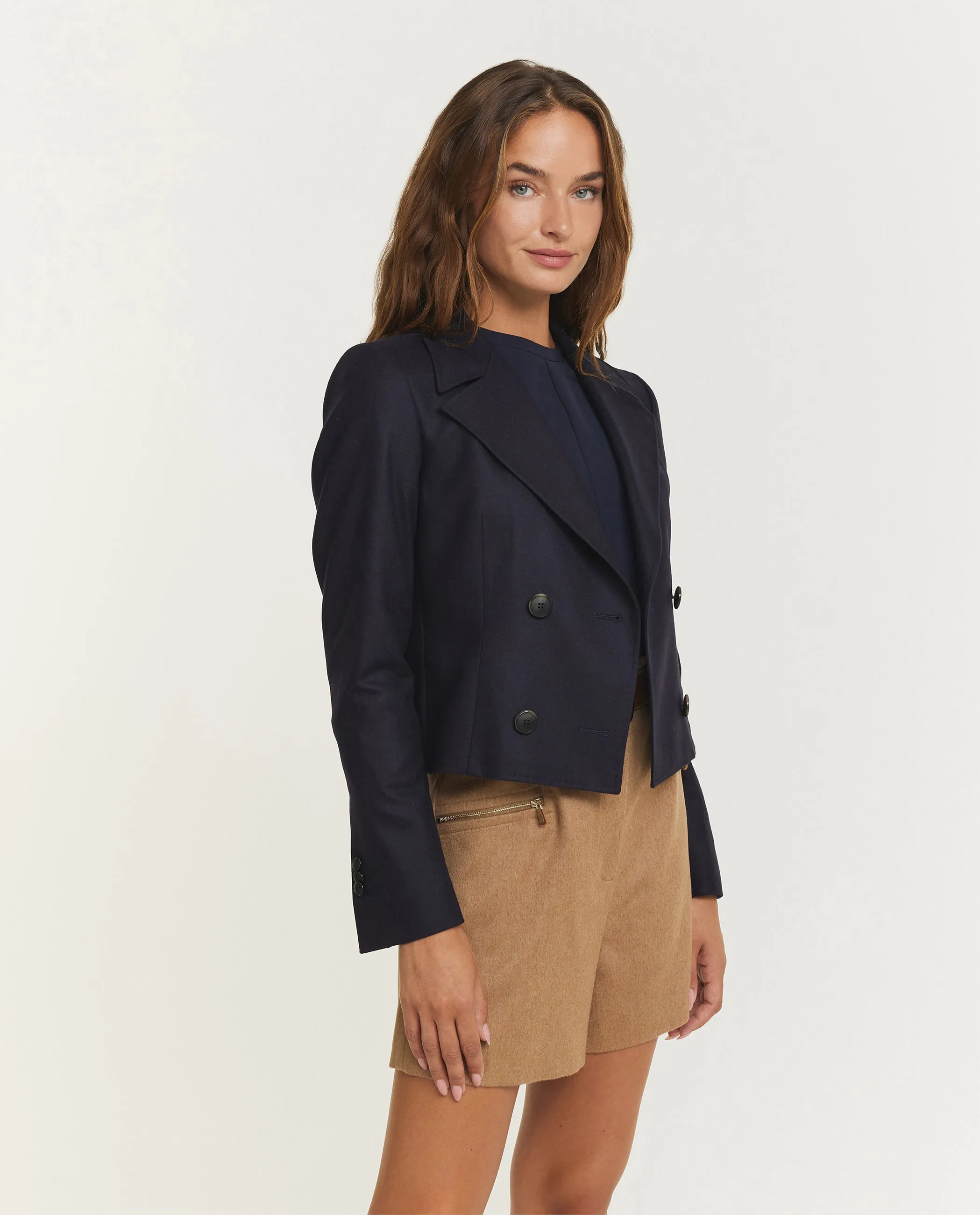 Cropped DB Jasje - Donkerblauw sold by Pauw Amsterdam product image thumbnail 4