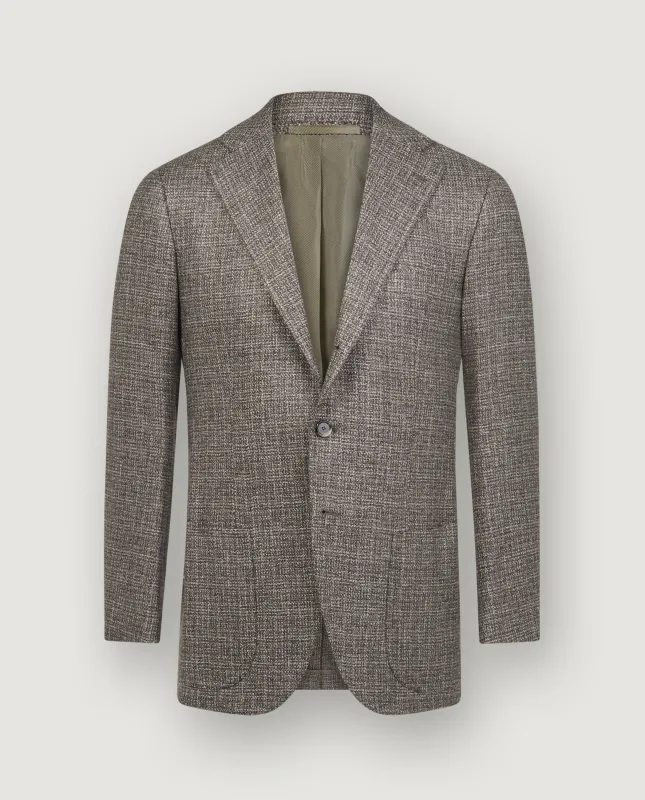 Cashmere Bouclé Jasje - Lichtbruin sold by Pauw Amsterdam