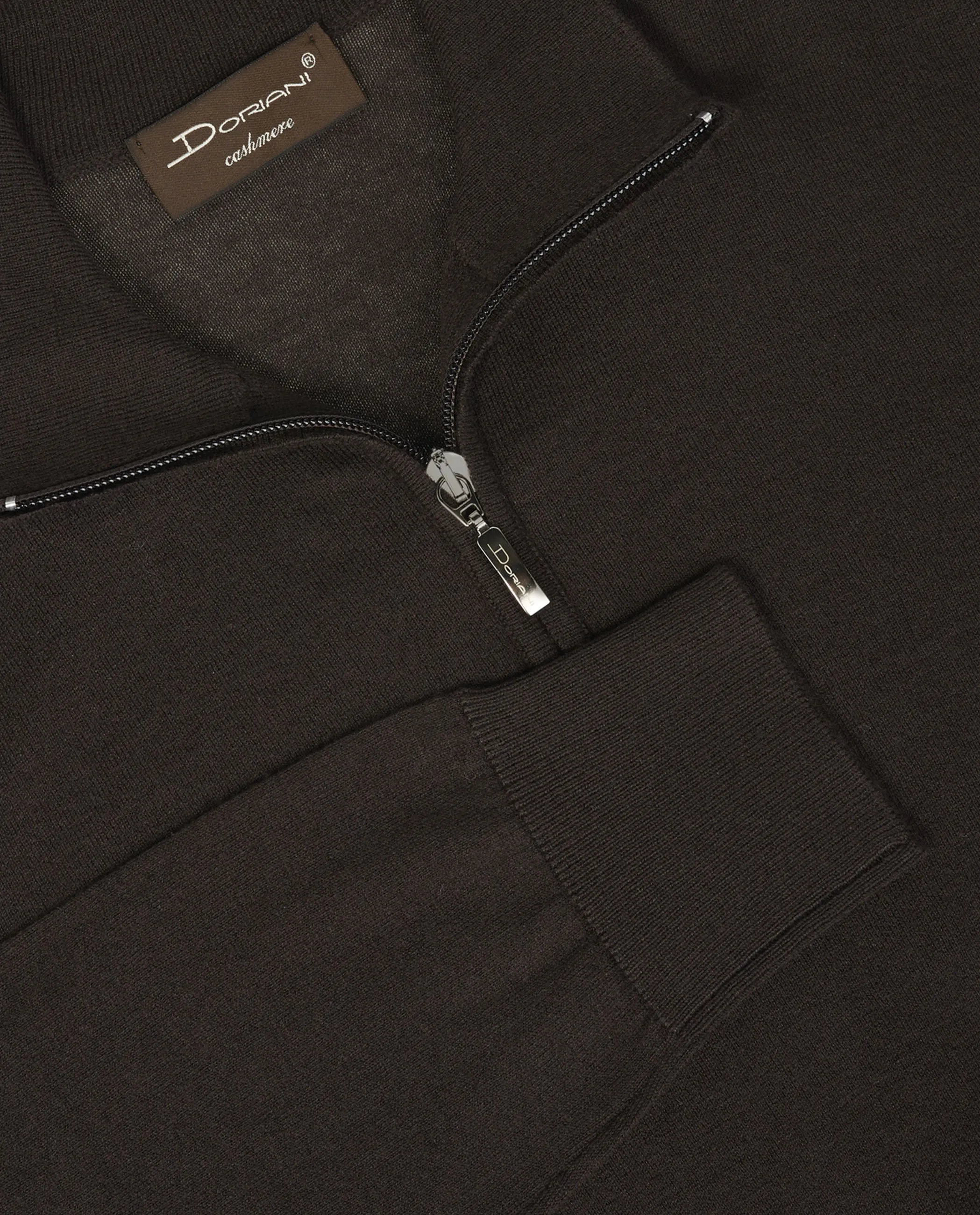 Lichtgewicht Cashmere Half-Zip Trui - Bruin sold by Pauw Amsterdam product image thumbnail 2