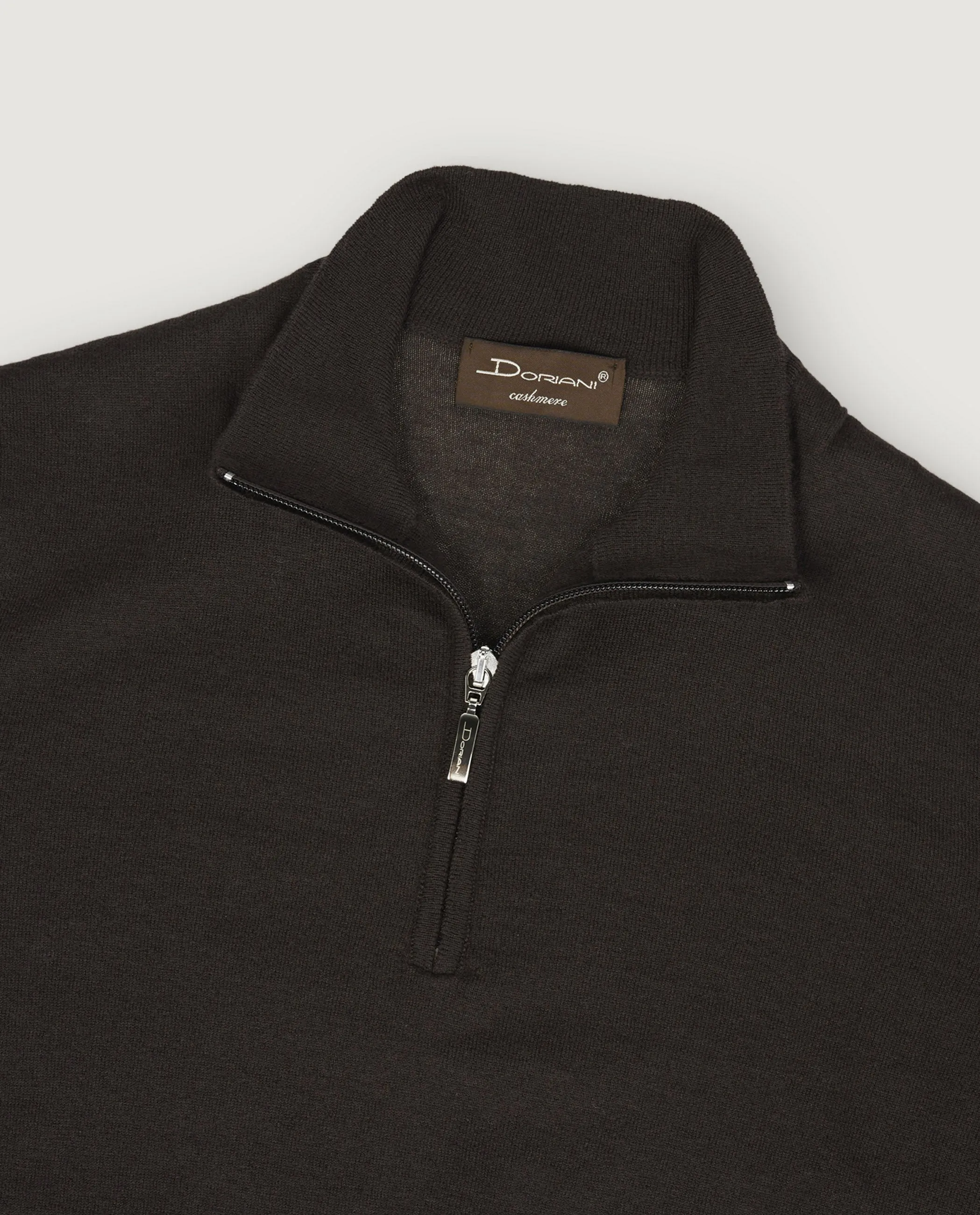 Lichtgewicht Cashmere Half-Zip Trui - Bruin sold by Pauw Amsterdam product image thumbnail 3