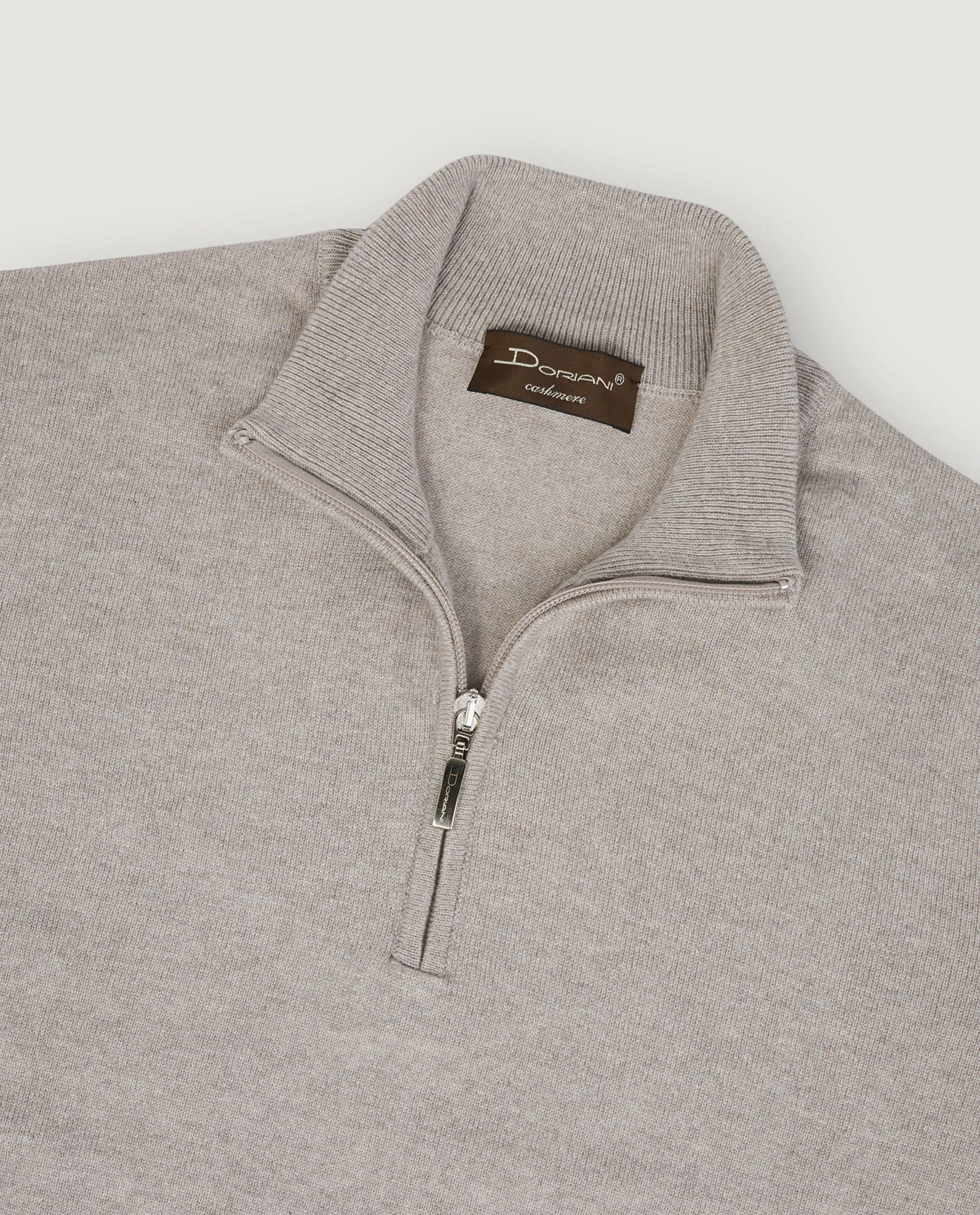 Cashmere Half-Zip Trui - Lichtbruin sold by Pauw Amsterdam product image thumbnail 3