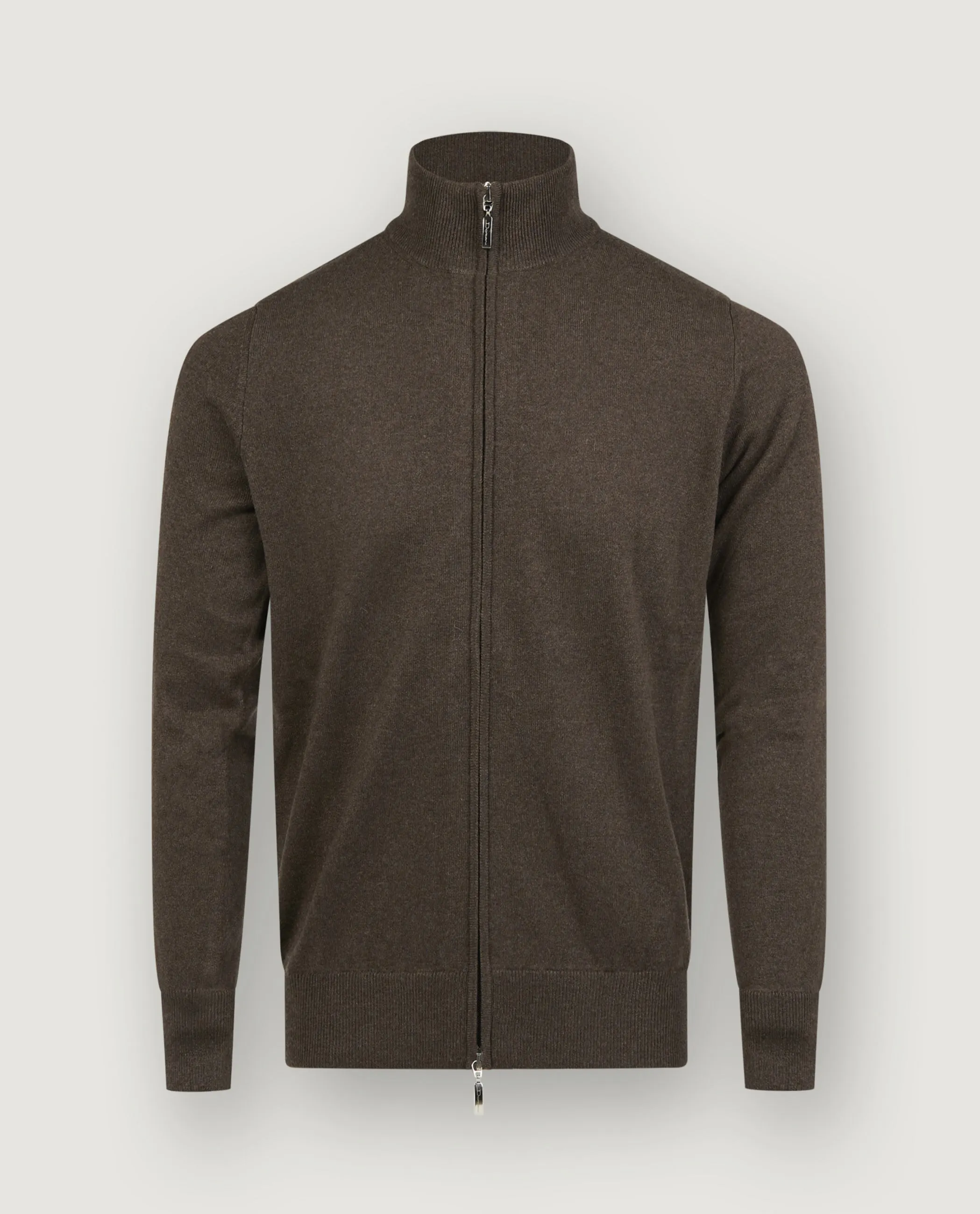 Cashmere Zip Trui - Bruin sold by Pauw Amsterdam