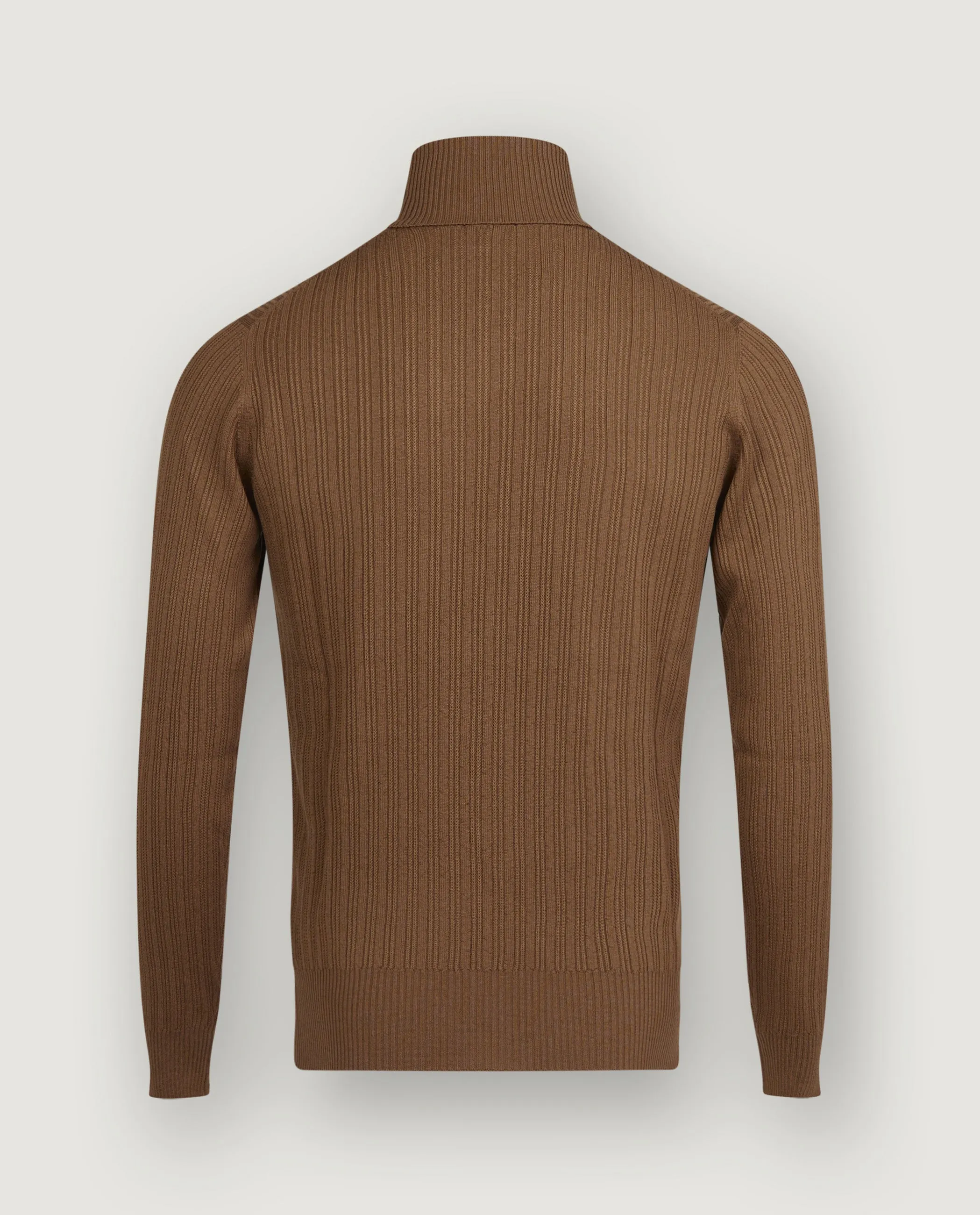 Wollen Kabeltrui - Lichtbruin sold by Pauw Amsterdam product image thumbnail 4