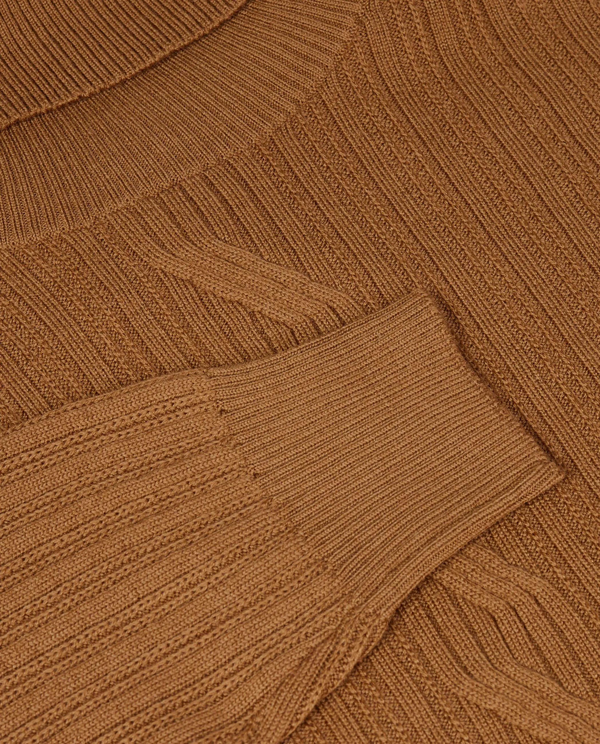 Wollen Kabeltrui - Lichtbruin sold by Pauw Amsterdam product image thumbnail 3
