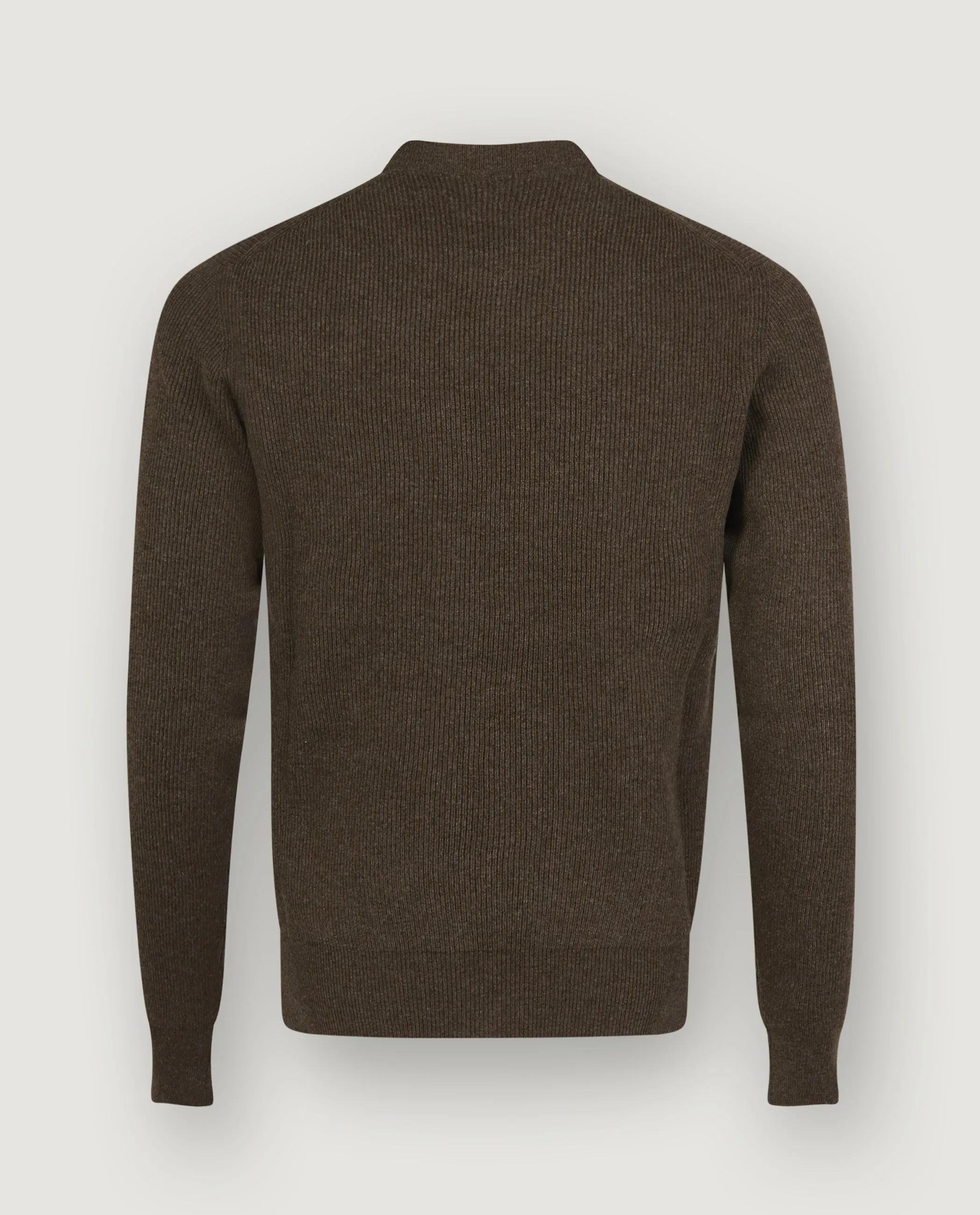 Grove Geribde Cashmere Trui - Bruin sold by Pauw Amsterdam product image thumbnail 4