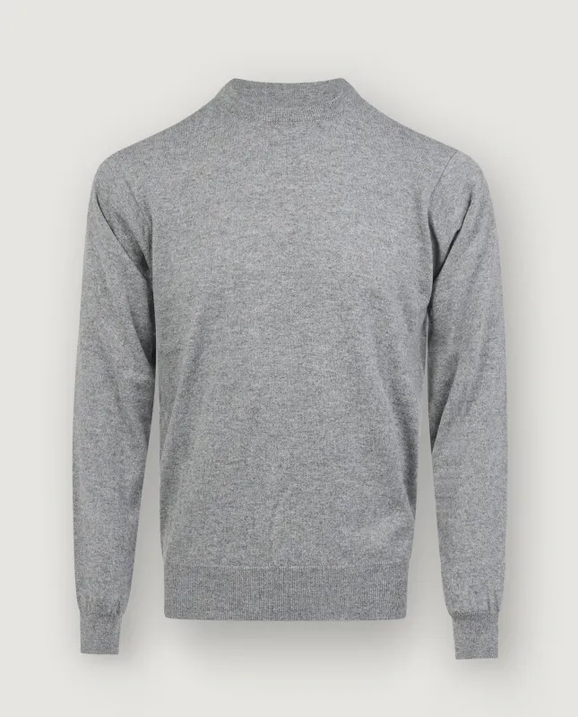 Cashmere Ronde Hals Trui - Grijs sold by Pauw Amsterdam