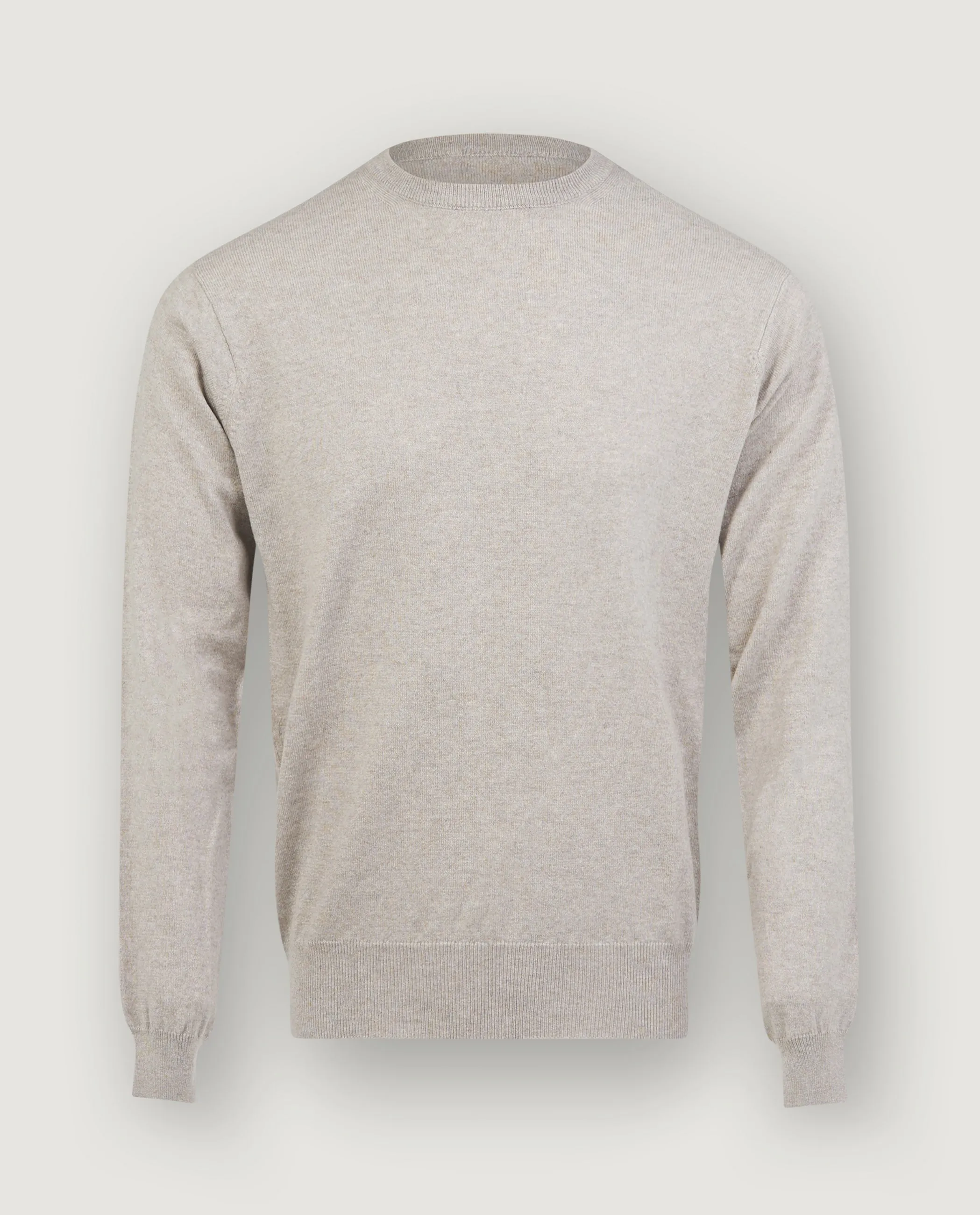 Cashmere Ronde Hals Trui - Lichtbruin sold by Pauw Amsterdam