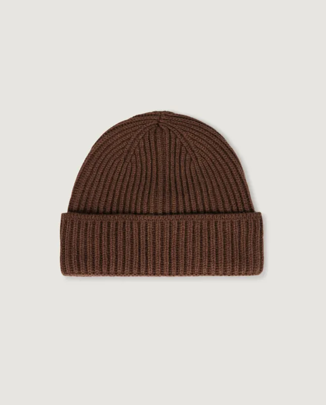 Solid Cashmere Beanie - Bruin sold by Pauw Amsterdam