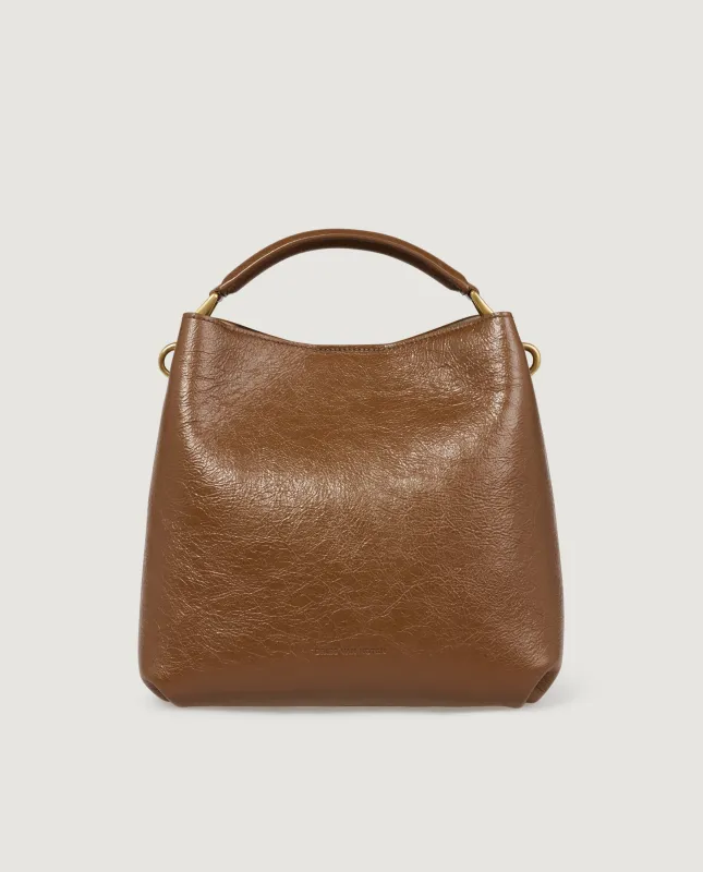 Leren Grip Schouder Tas - Bruin sold by Pauw Amsterdam