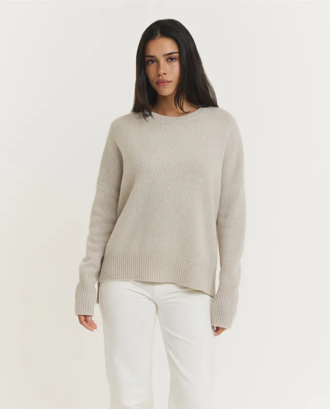 Cashmere Mila Trui - Lichtgrijs sold by Pauw Amsterdam