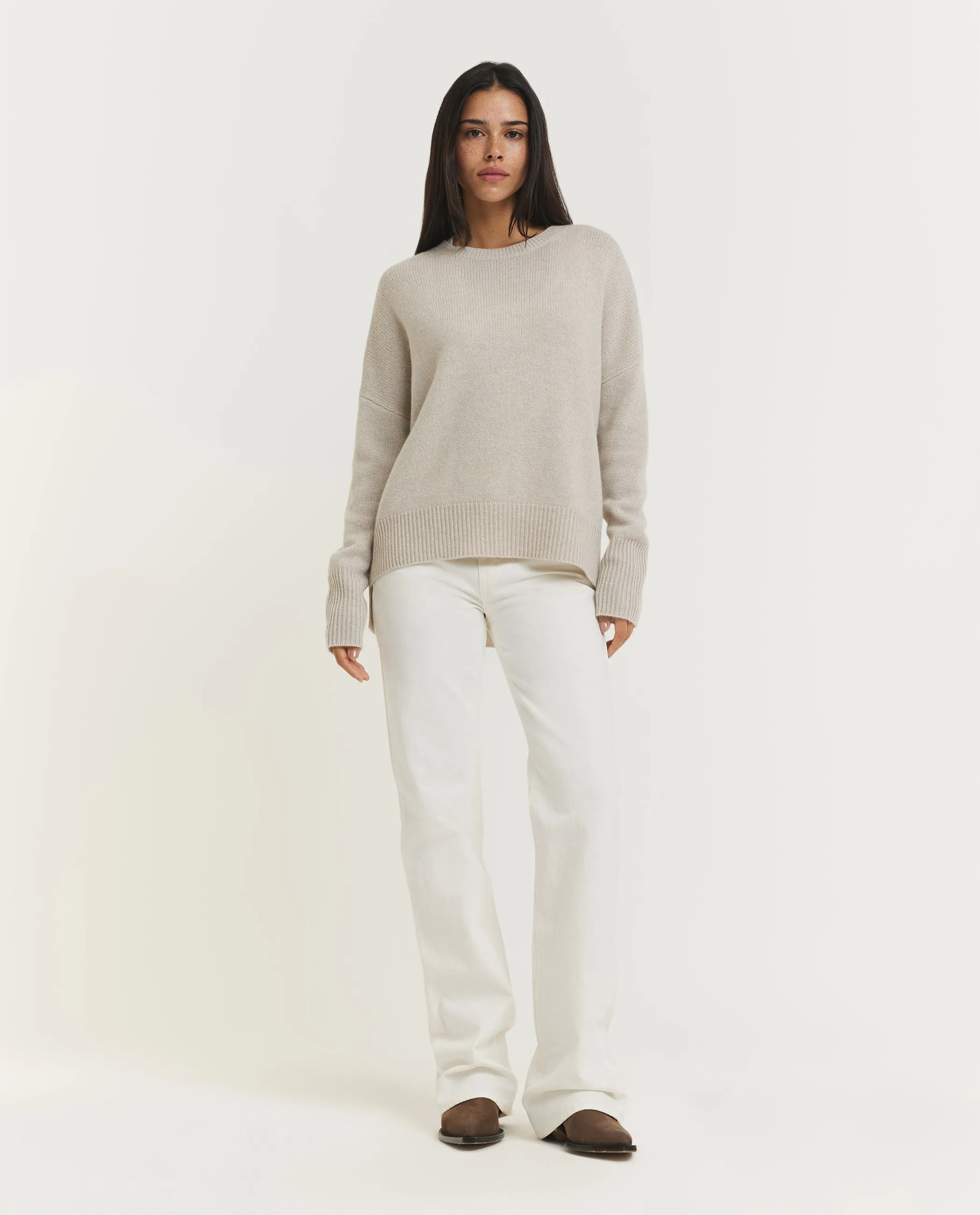 Cashmere Mila Trui - Lichtgrijs sold by Pauw Amsterdam product image thumbnail 3
