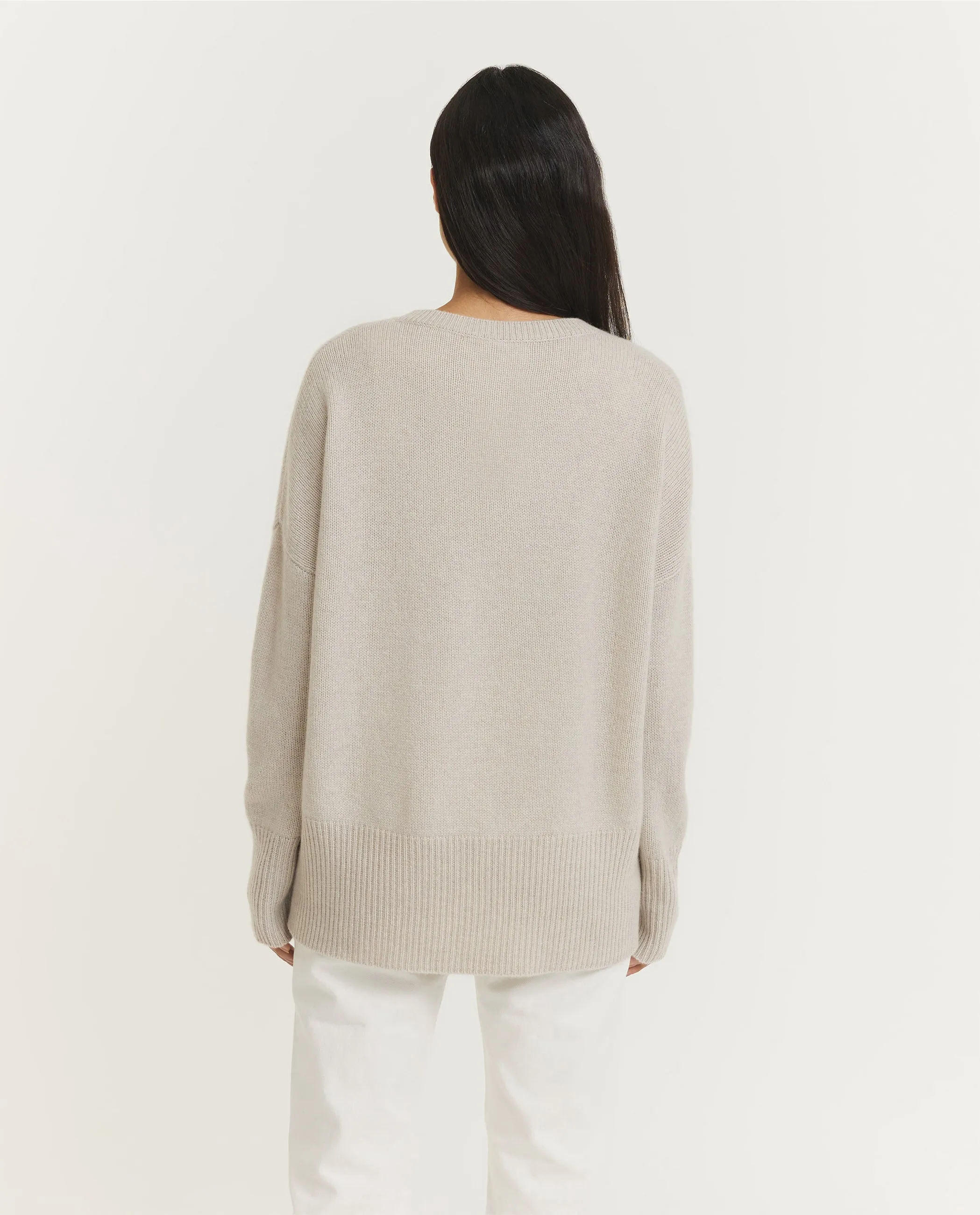 Cashmere Mila Trui - Lichtgrijs sold by Pauw Amsterdam product image thumbnail 5