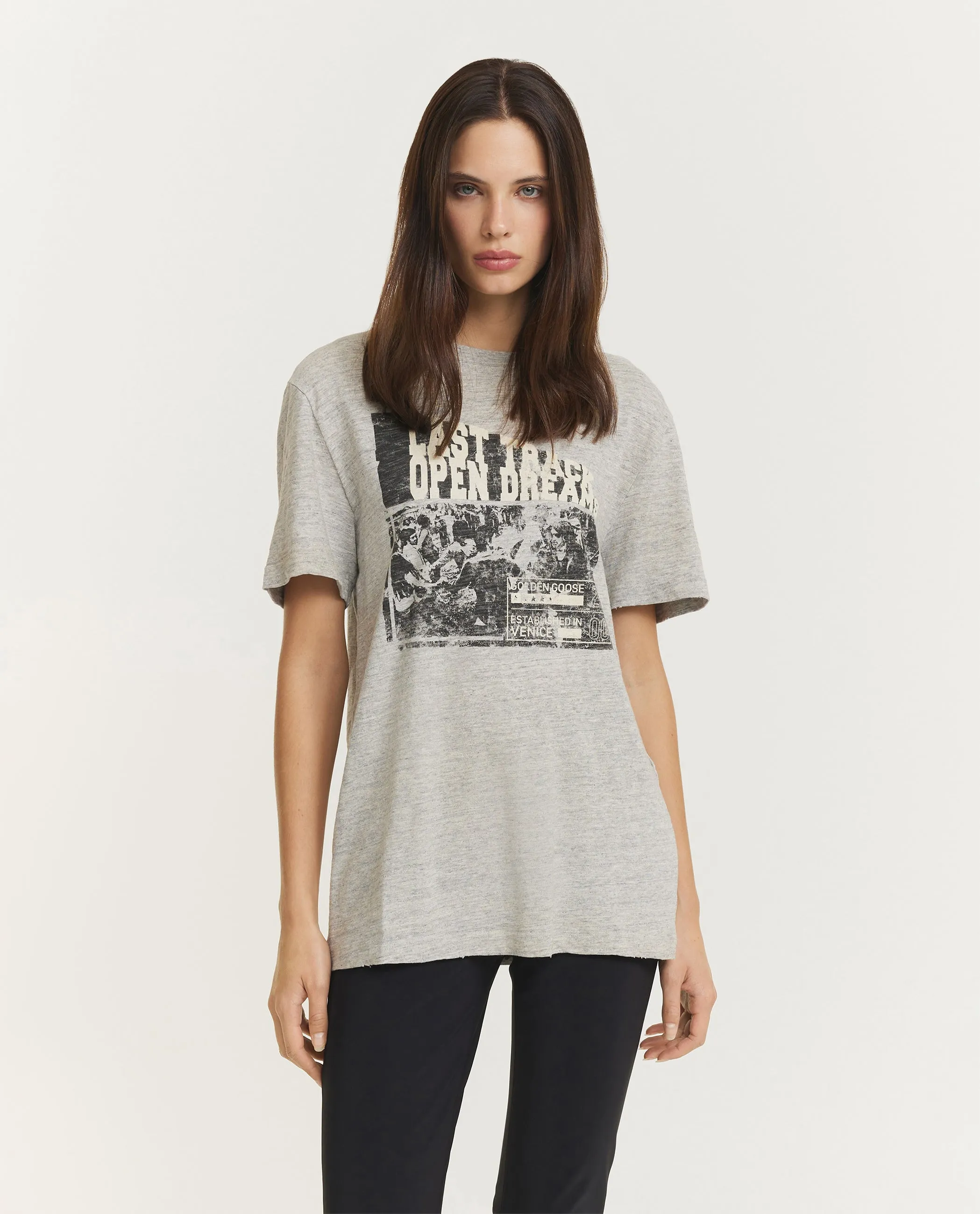 Vintage Effect T-Shirt - Lichtgrijs sold by Pauw Amsterdam