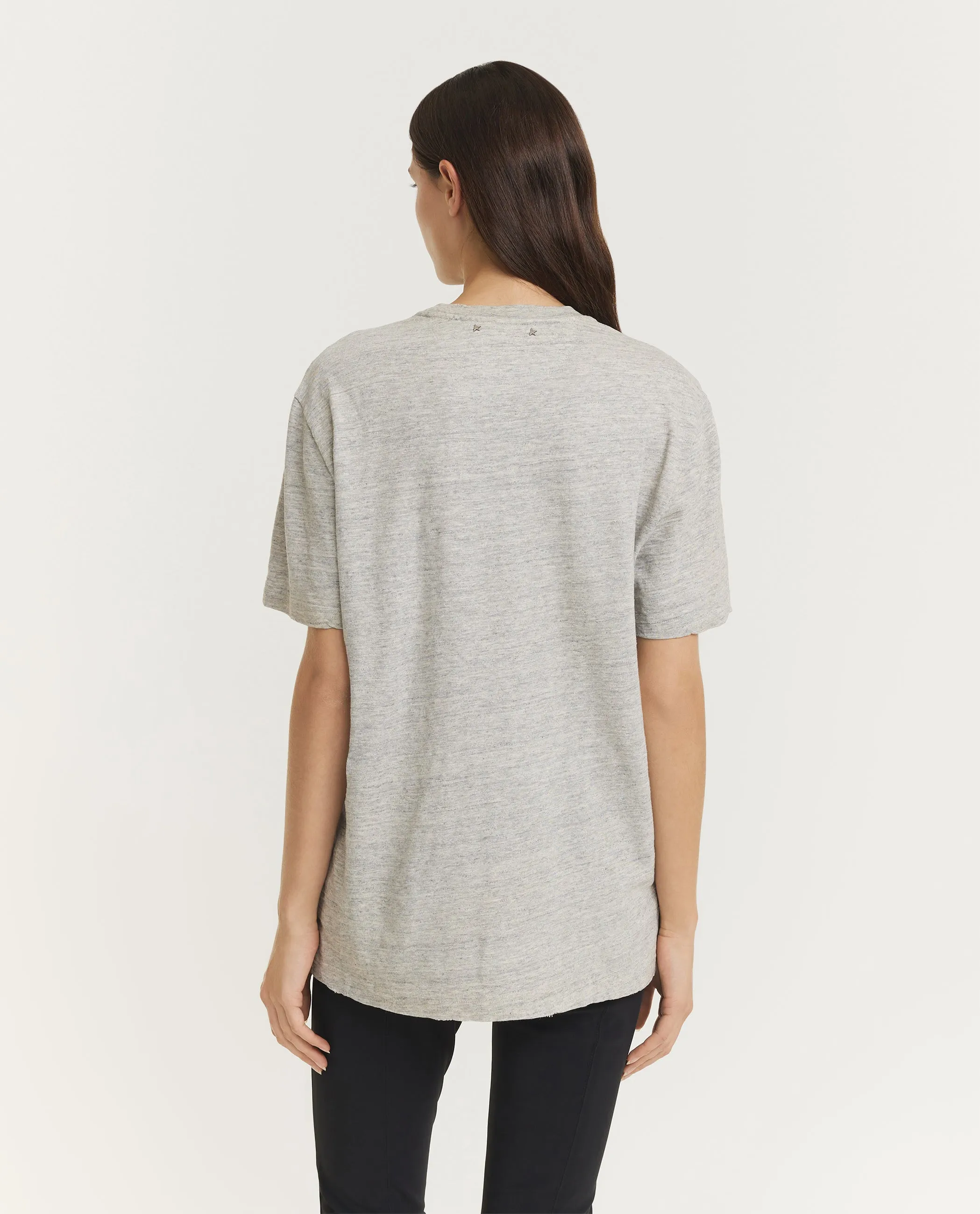 Vintage Effect T-Shirt - Lichtgrijs sold by Pauw Amsterdam product image thumbnail 4