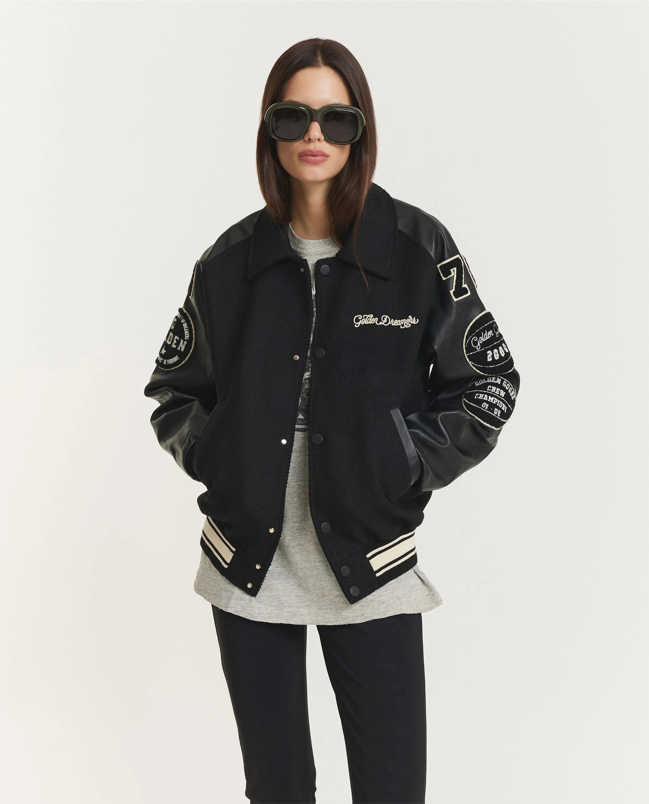 Wollen Letterman Jack - Zwart sold by Pauw Amsterdam