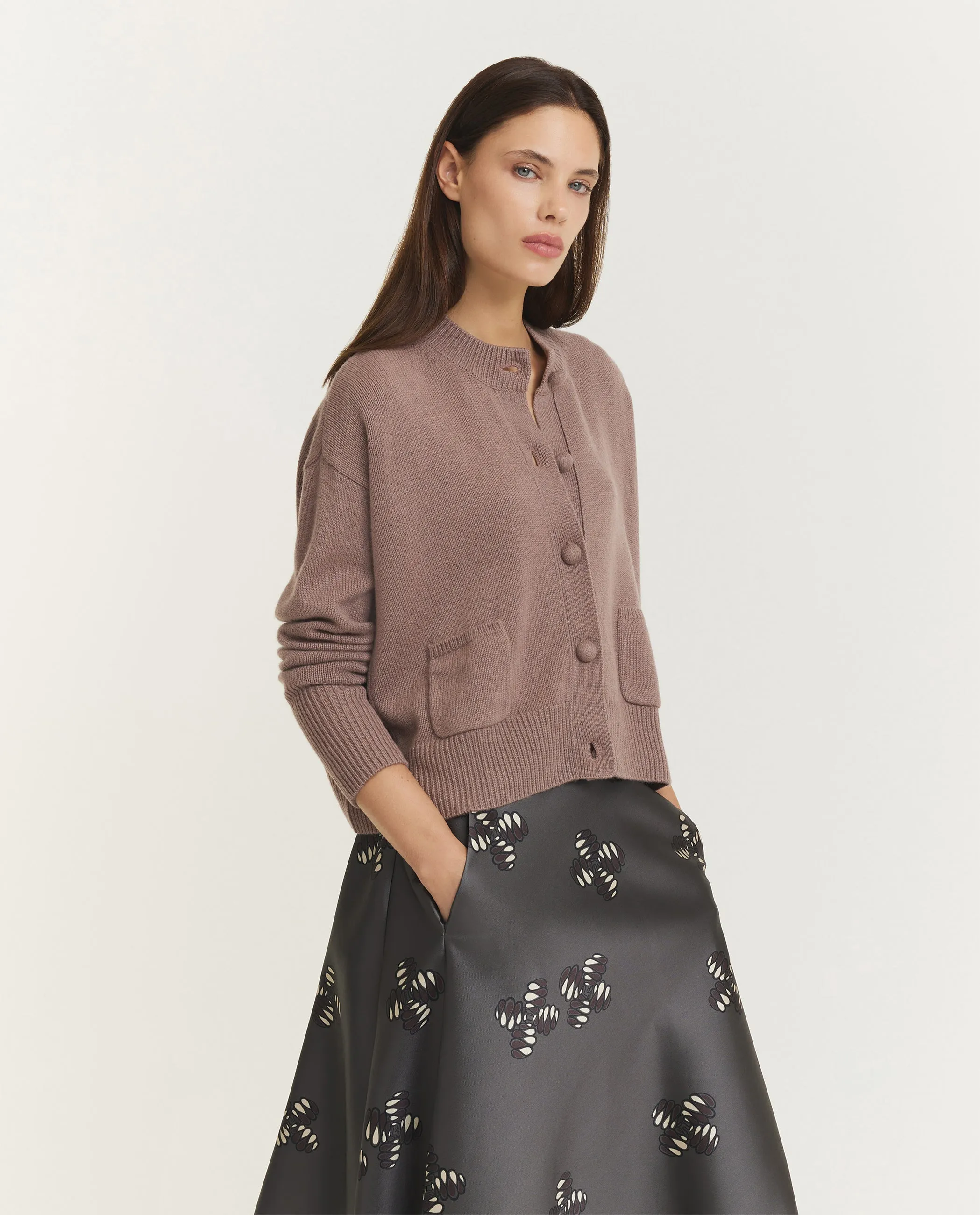 Wol Cashmere Cropped Vest - Roze sold by Pauw Amsterdam product image thumbnail 4