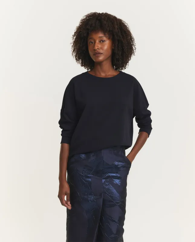 Lange Mouwen Top - Donkerblauw sold by Pauw Amsterdam
