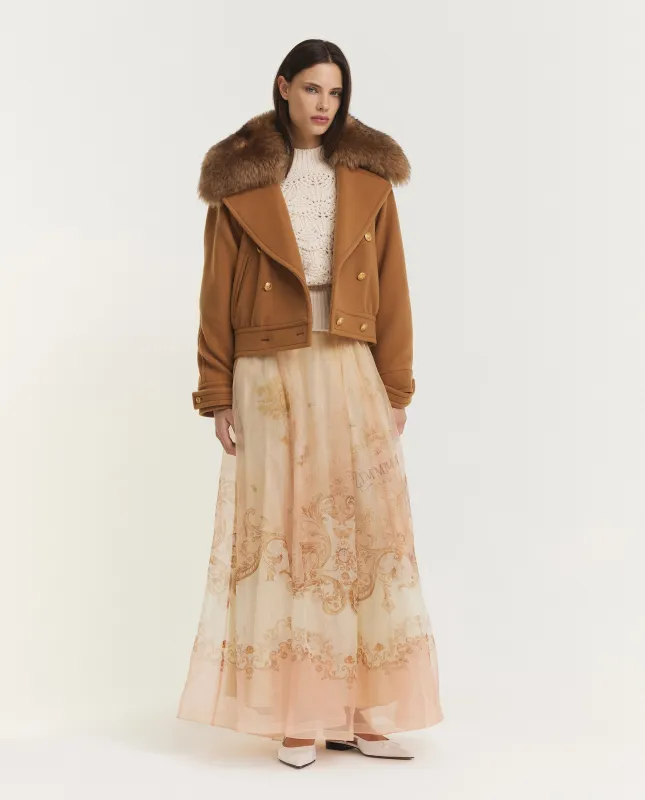 Hypnotic Organza Maxi Rok - Roze sold by Pauw Amsterdam