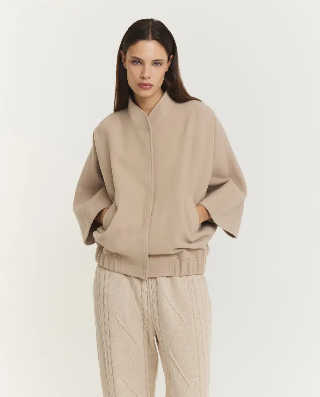 Relaxed Wollen Jack - Lichtbruin sold by Pauw Amsterdam