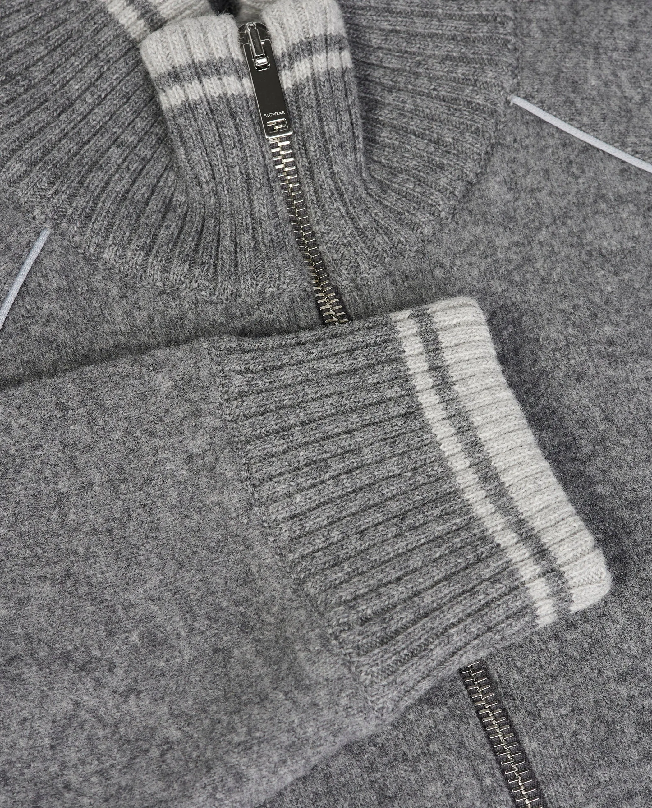 Wol Cashmere Raglan Vest - Grijs sold by Pauw Amsterdam product image thumbnail 4