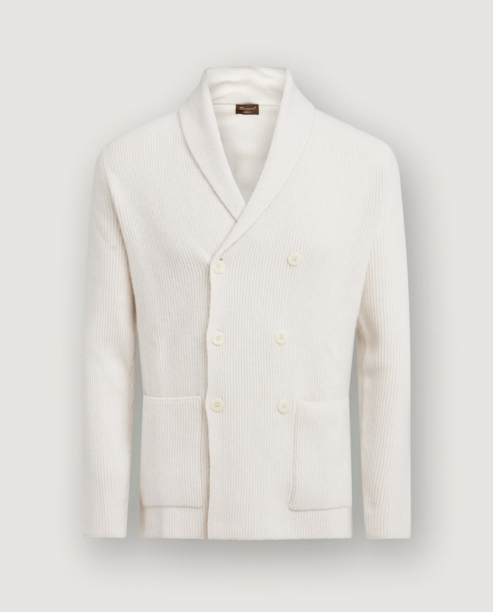 Cashmere DB Vest - Ecru sold by Pauw Amsterdam