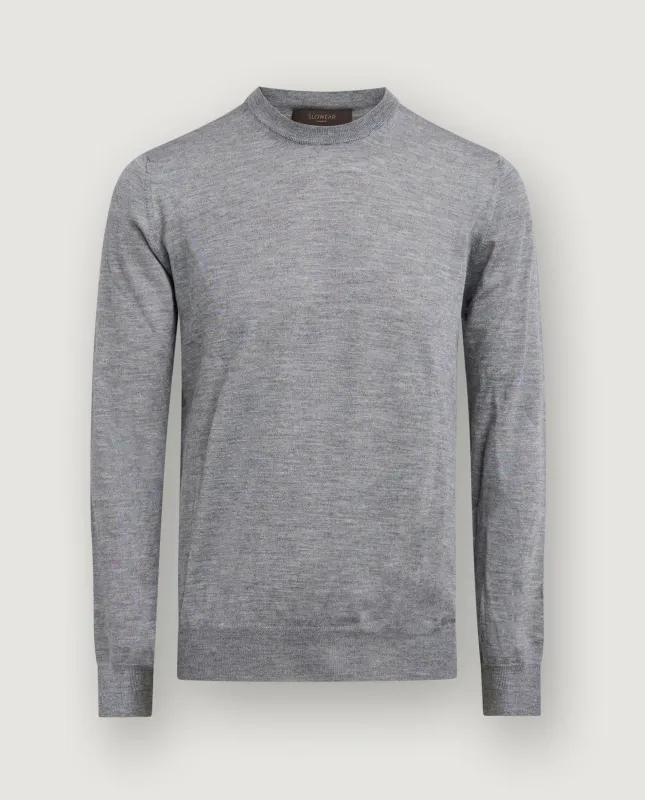 Cashmere Zijden Trui - Grijs sold by Pauw Amsterdam
