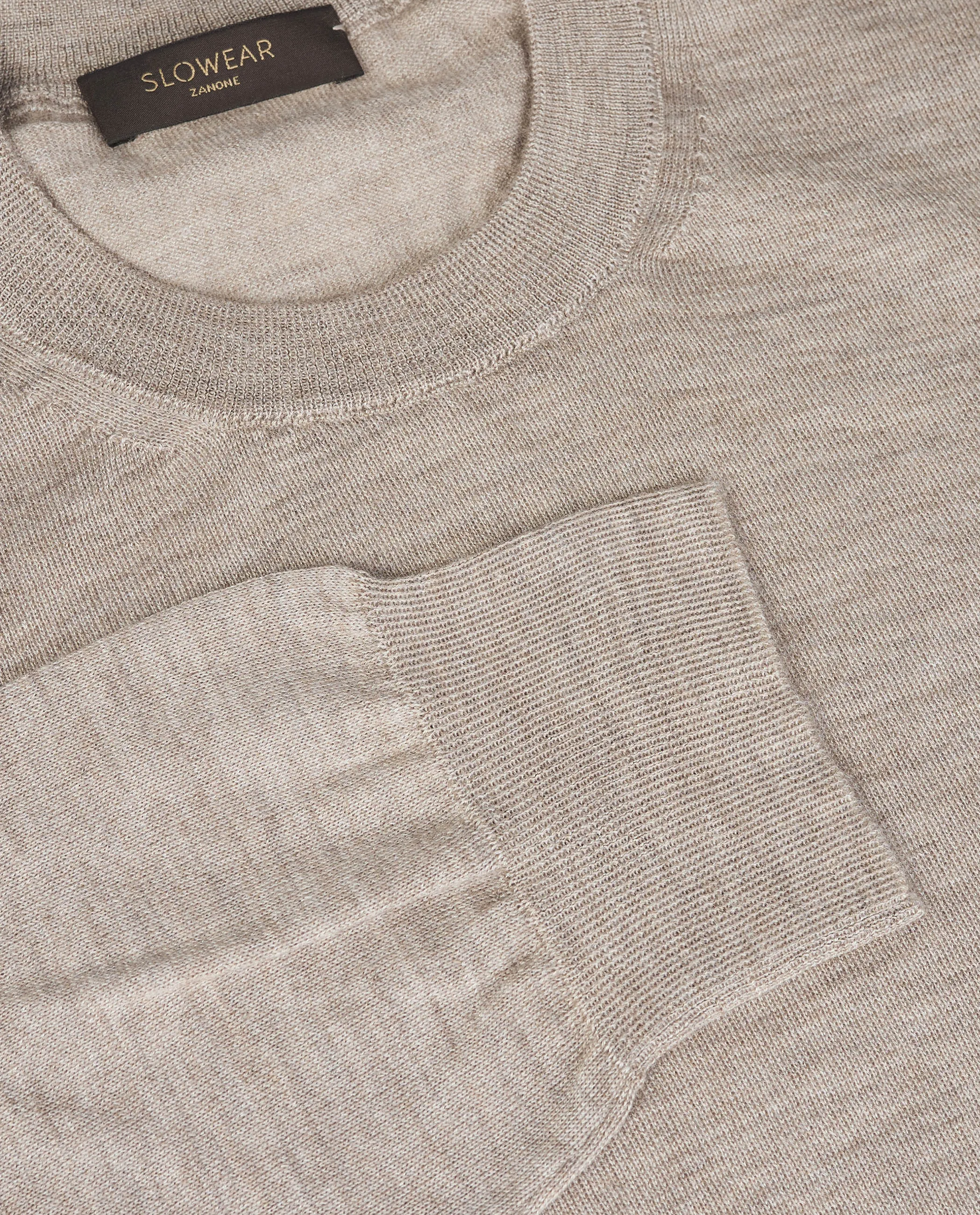 Cashmere Zijden Trui - Lichtbruin sold by Pauw Amsterdam product image thumbnail 4