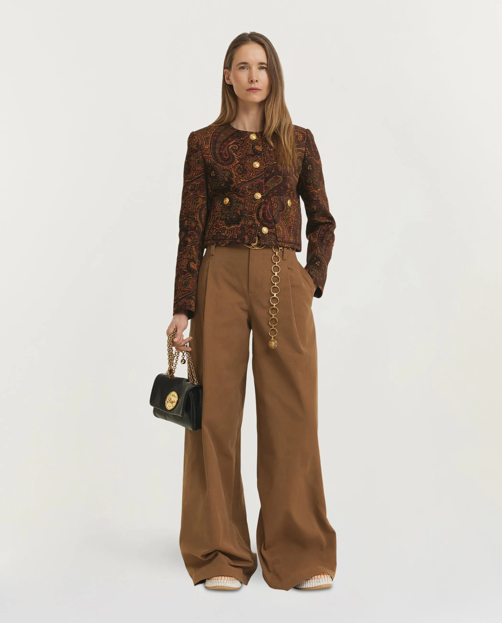 Boxy Paisley Jasje - Bruin sold by Pauw Amsterdam product image thumbnail 3