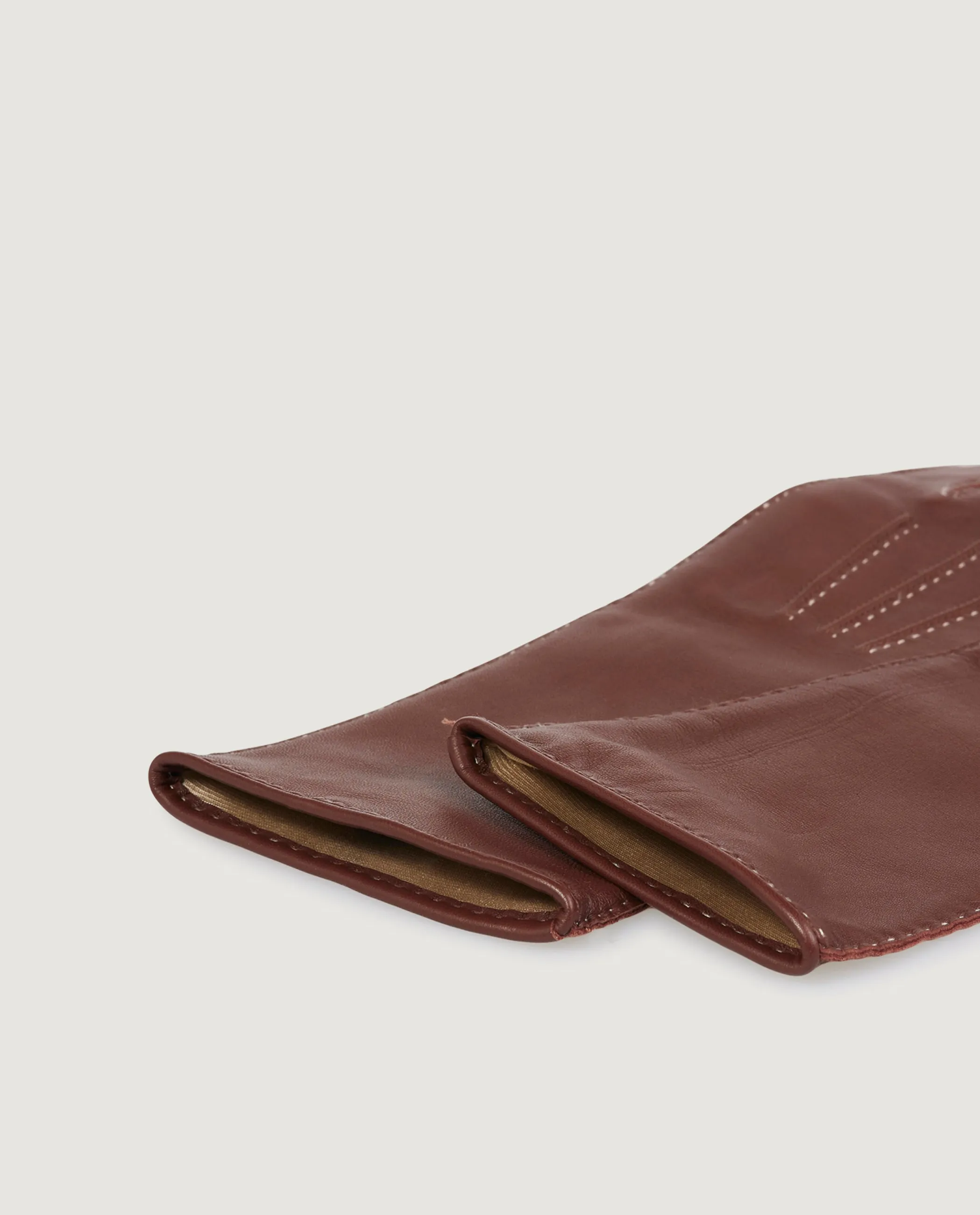 Lange Lederen Handschoenen - Bruin sold by Pauw Amsterdam product image thumbnail 5