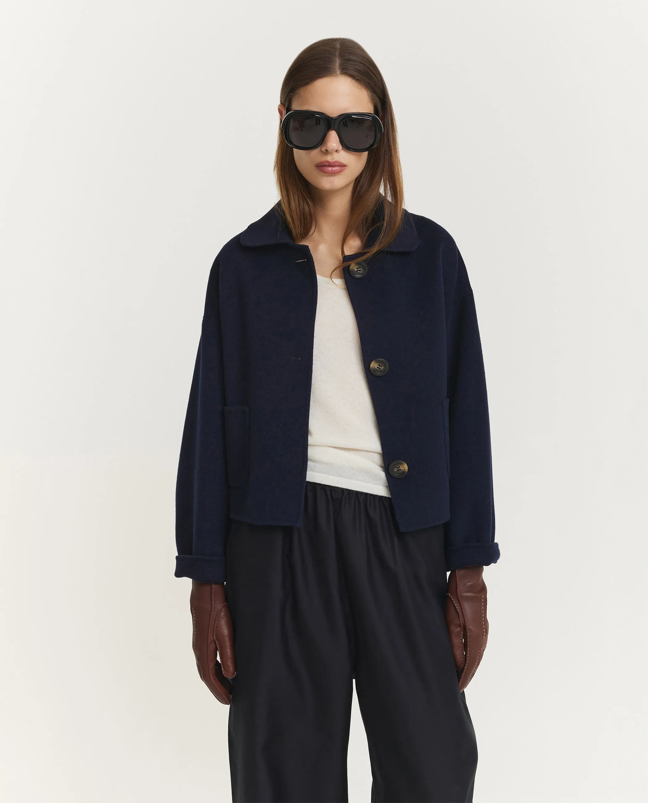 Lange Lederen Handschoenen - Bruin sold by Pauw Amsterdam product image thumbnail 2