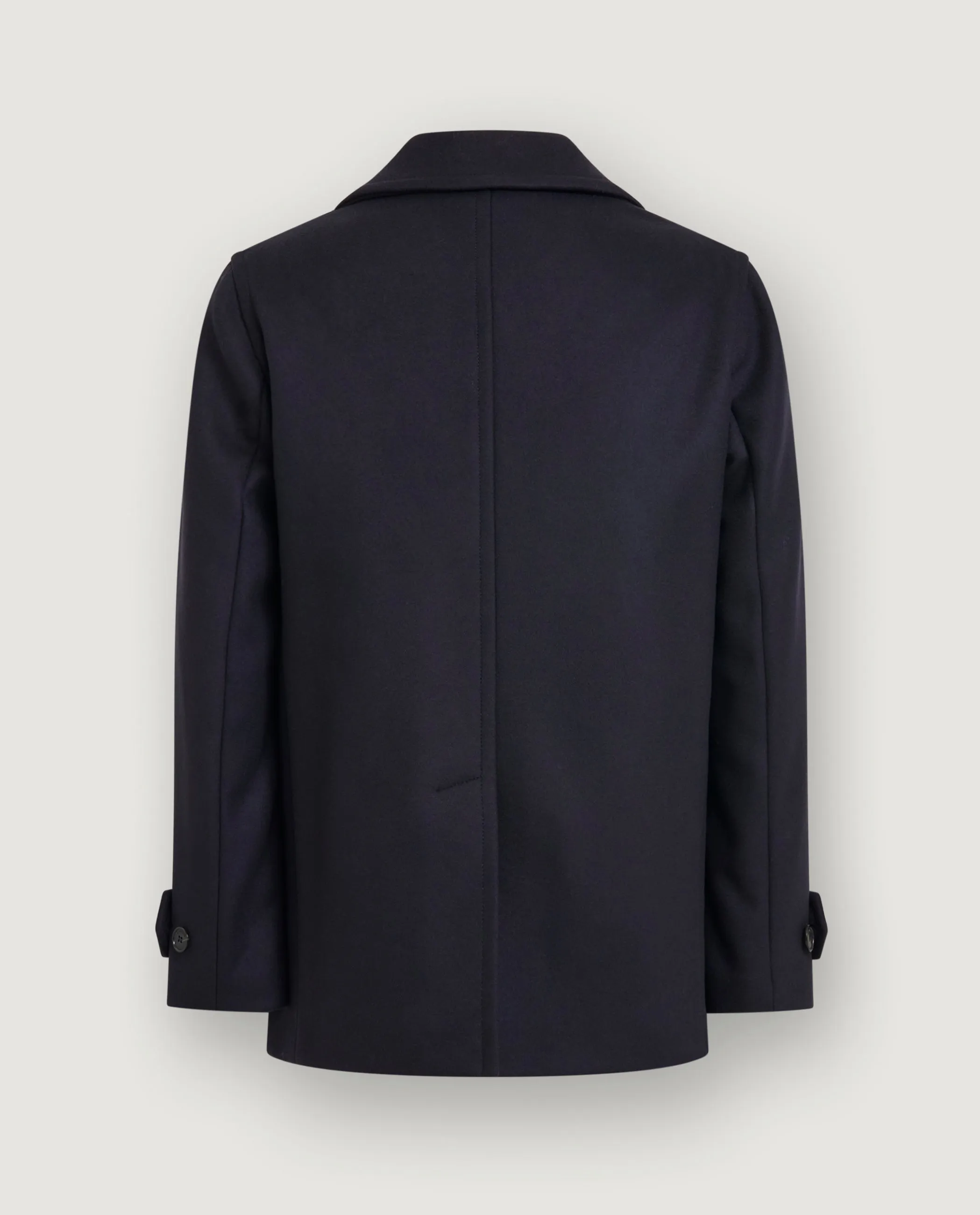 Flannel Wollen Peacoat - Donkerblauw sold by Pauw Amsterdam product image thumbnail 3