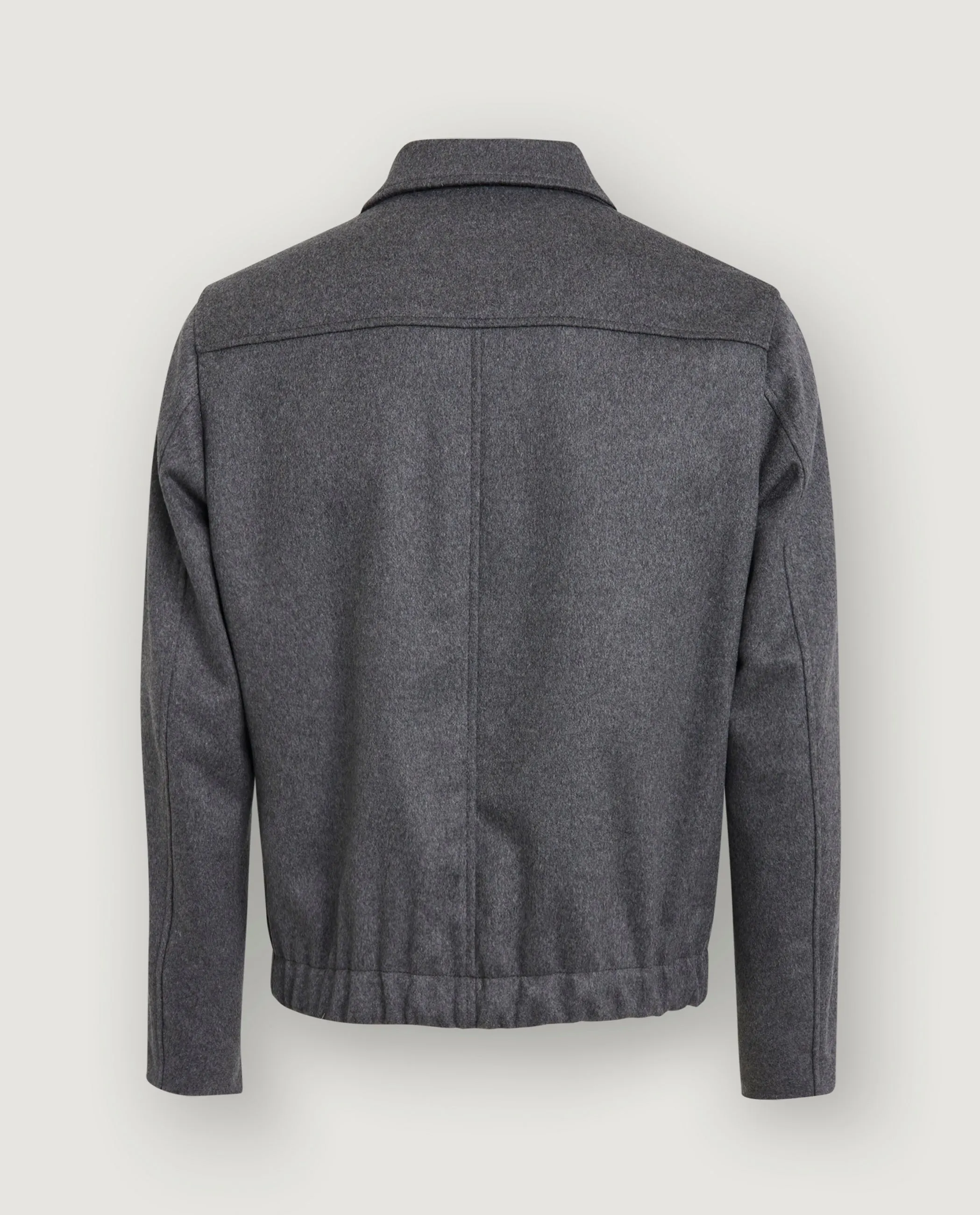 Wol Cashmere Blouson Jack - Grijs sold by Pauw Amsterdam product image thumbnail 3