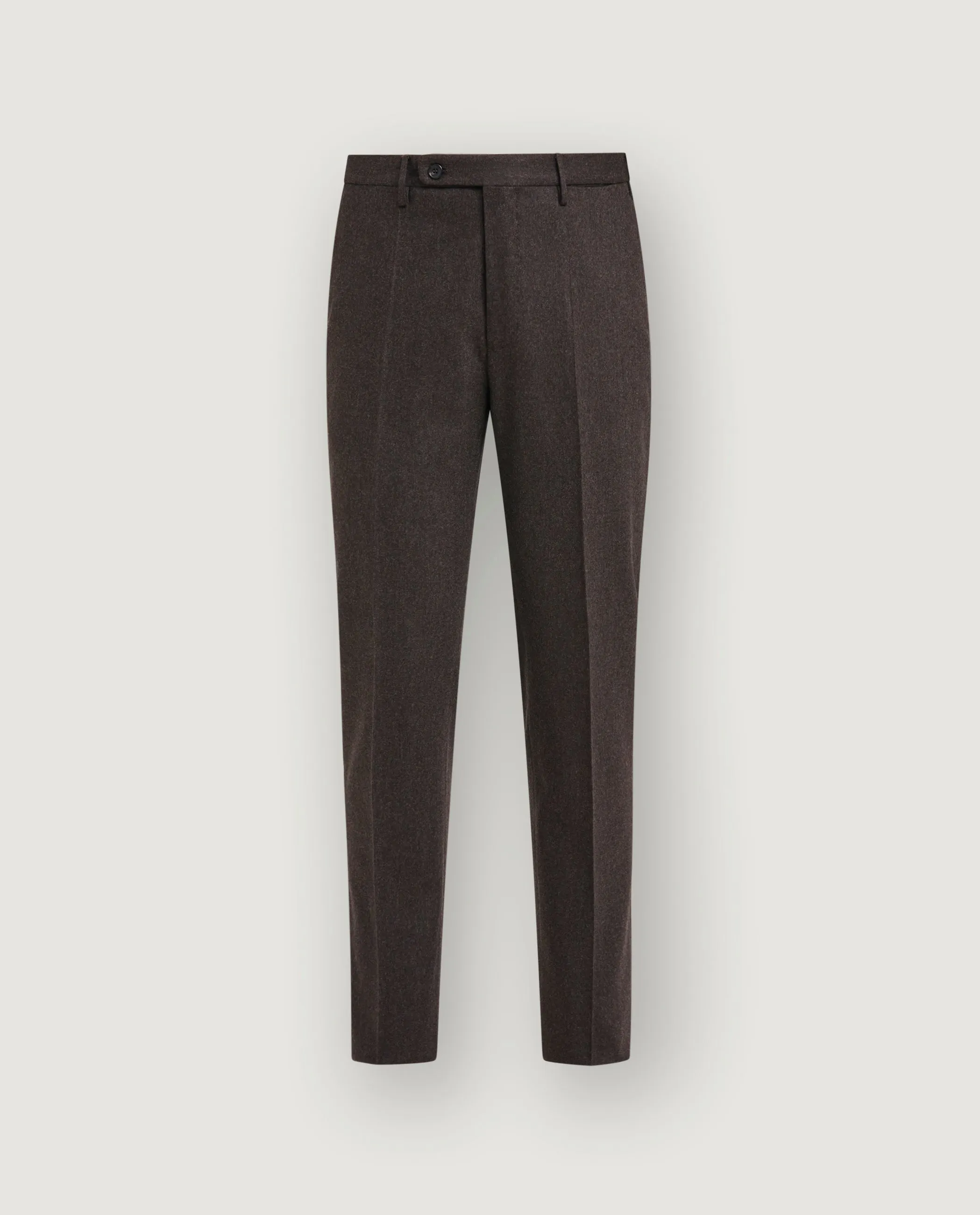 Wol Cashmere Flannel Broek - Bruin sold by Pauw Amsterdam