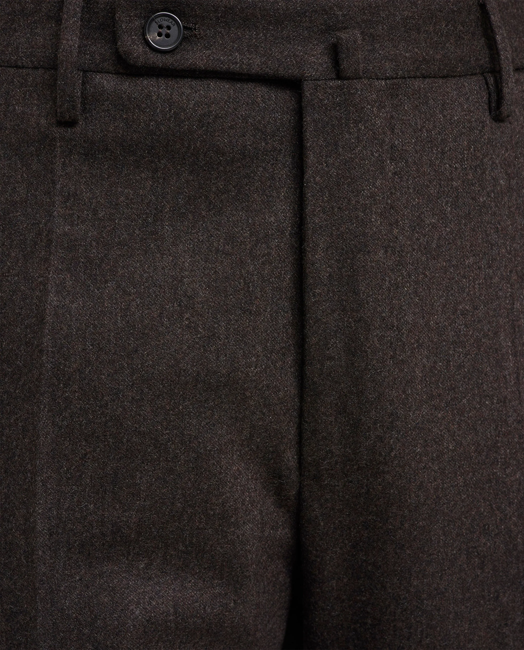 Wol Cashmere Flannel Broek - Bruin sold by Pauw Amsterdam product image thumbnail 2