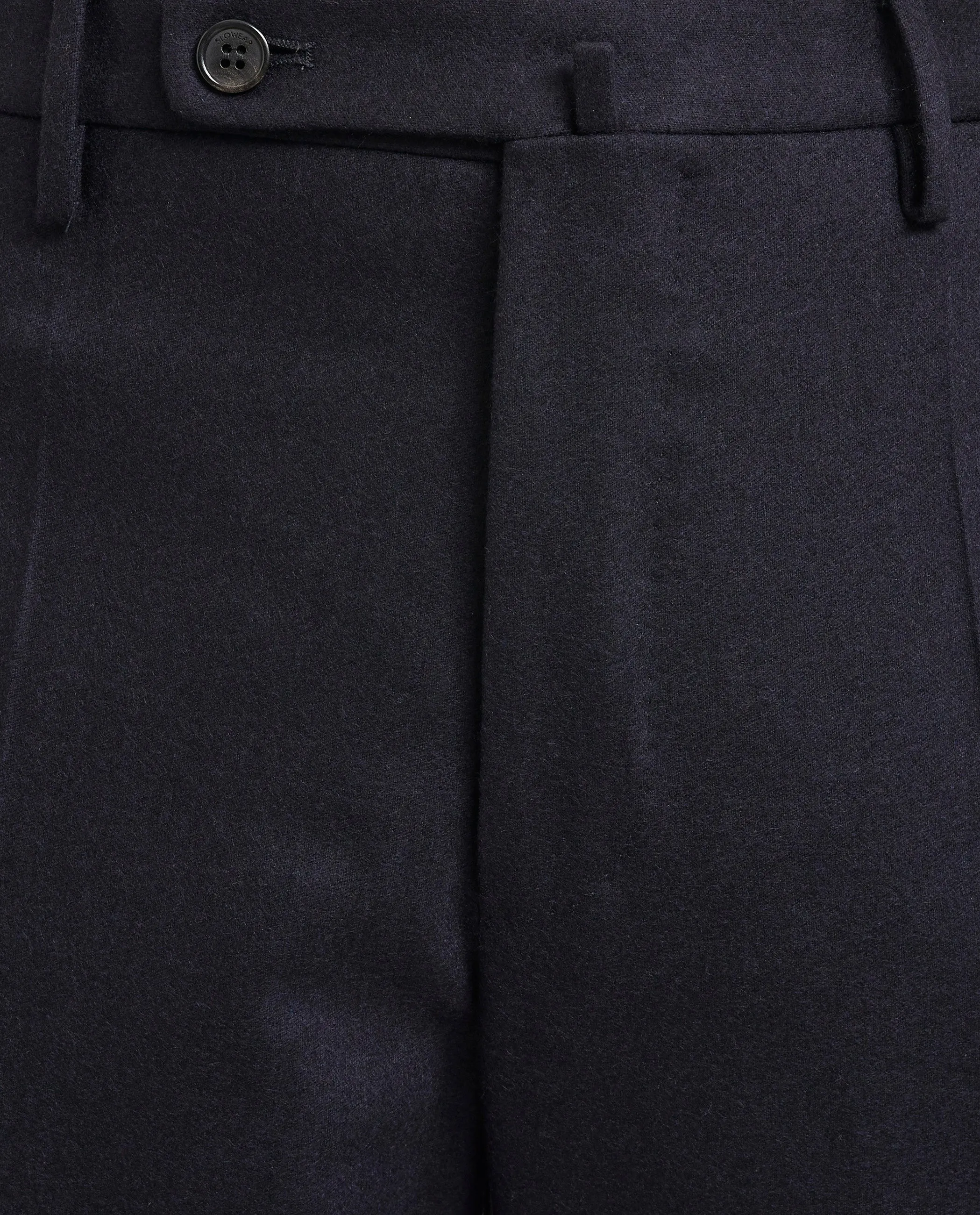 Wol Cashmere Flannel Broek - Donkerblauw sold by Pauw Amsterdam product image thumbnail 2