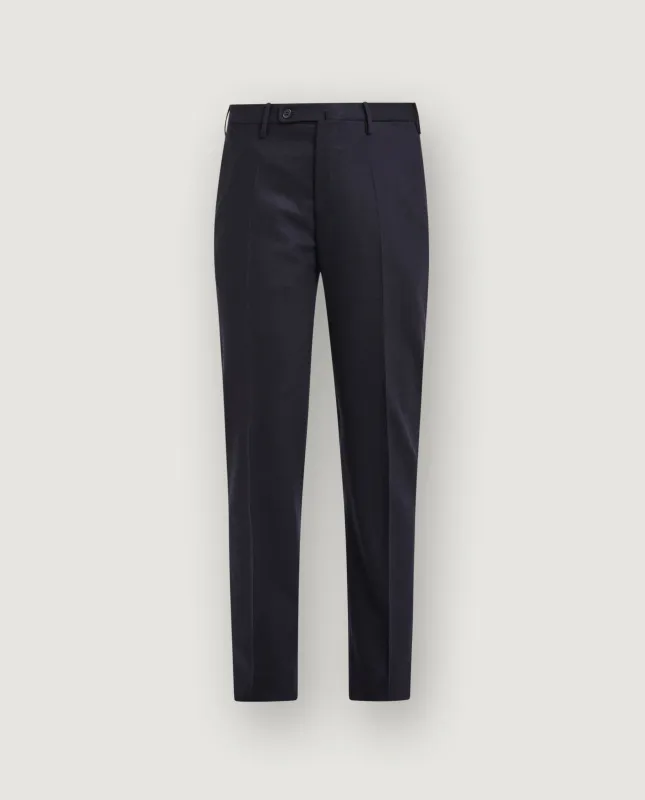 Wol Cashmere Flannel Broek - Donkerblauw sold by Pauw Amsterdam