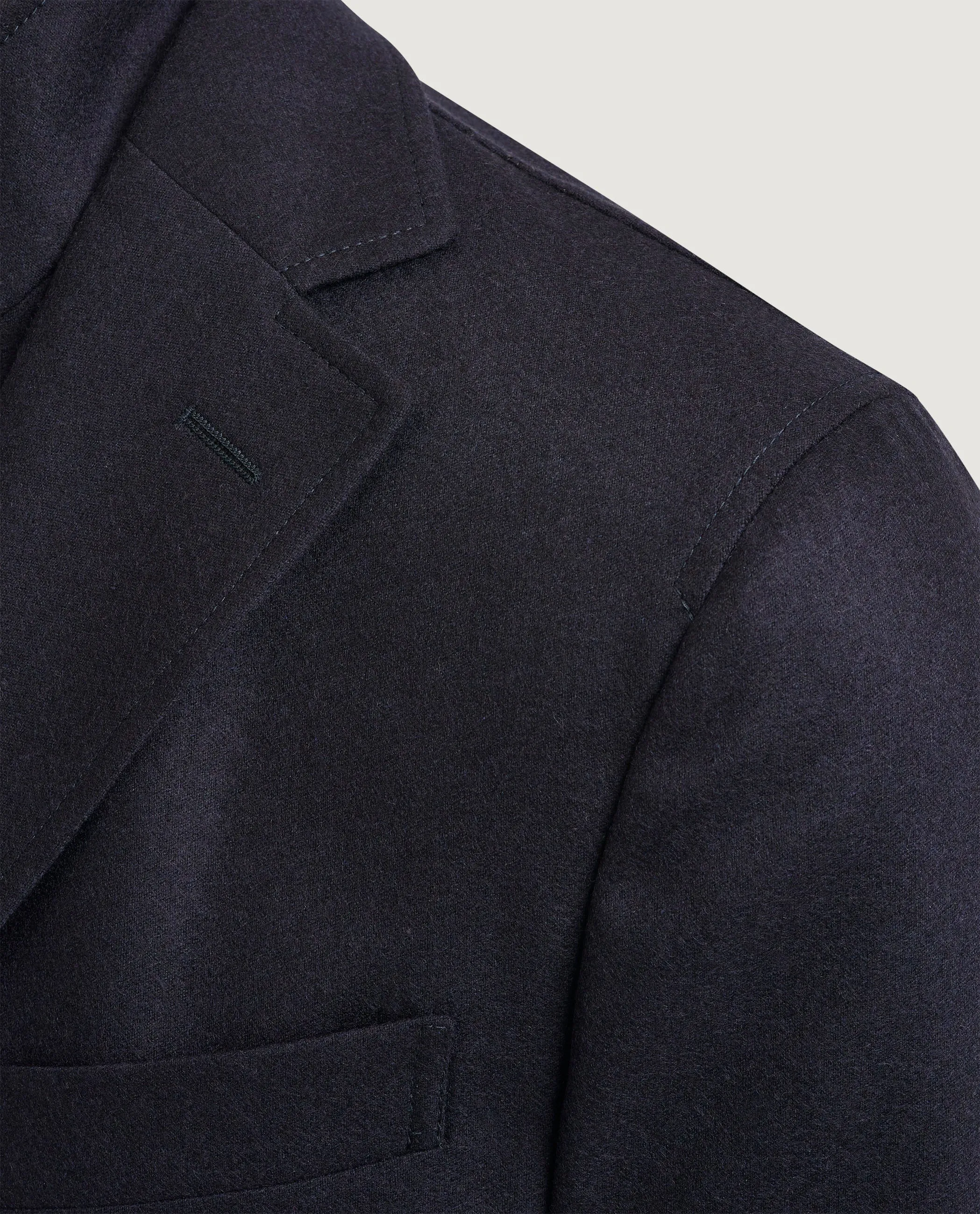 Technisch Wol Cashmere Jasje - Donkerblauw sold by Pauw Amsterdam product image thumbnail 2