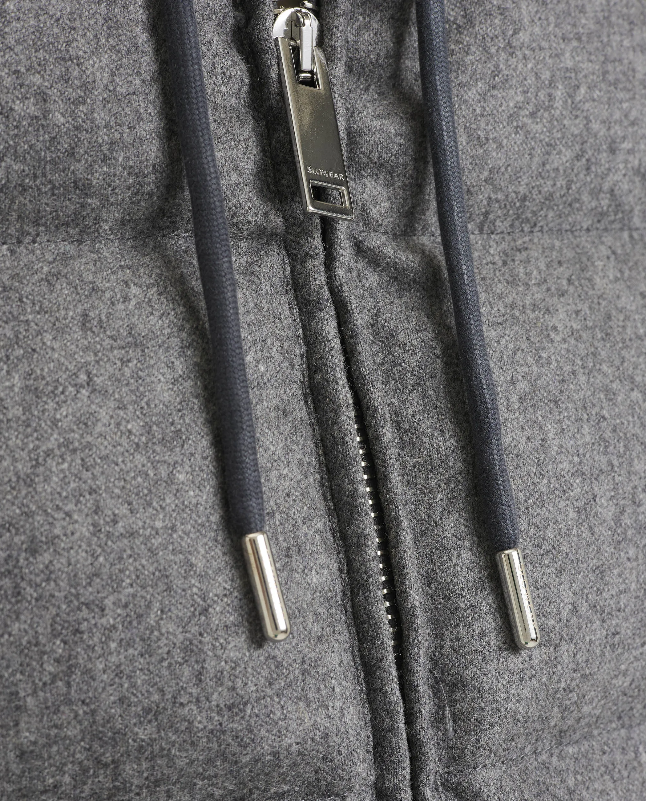 Flannel Bodywarmer - Lichtgrijs sold by Pauw Amsterdam product image thumbnail 2