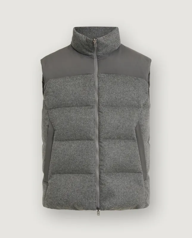 Reversible Feather Vest - Grijs sold by Pauw Amsterdam