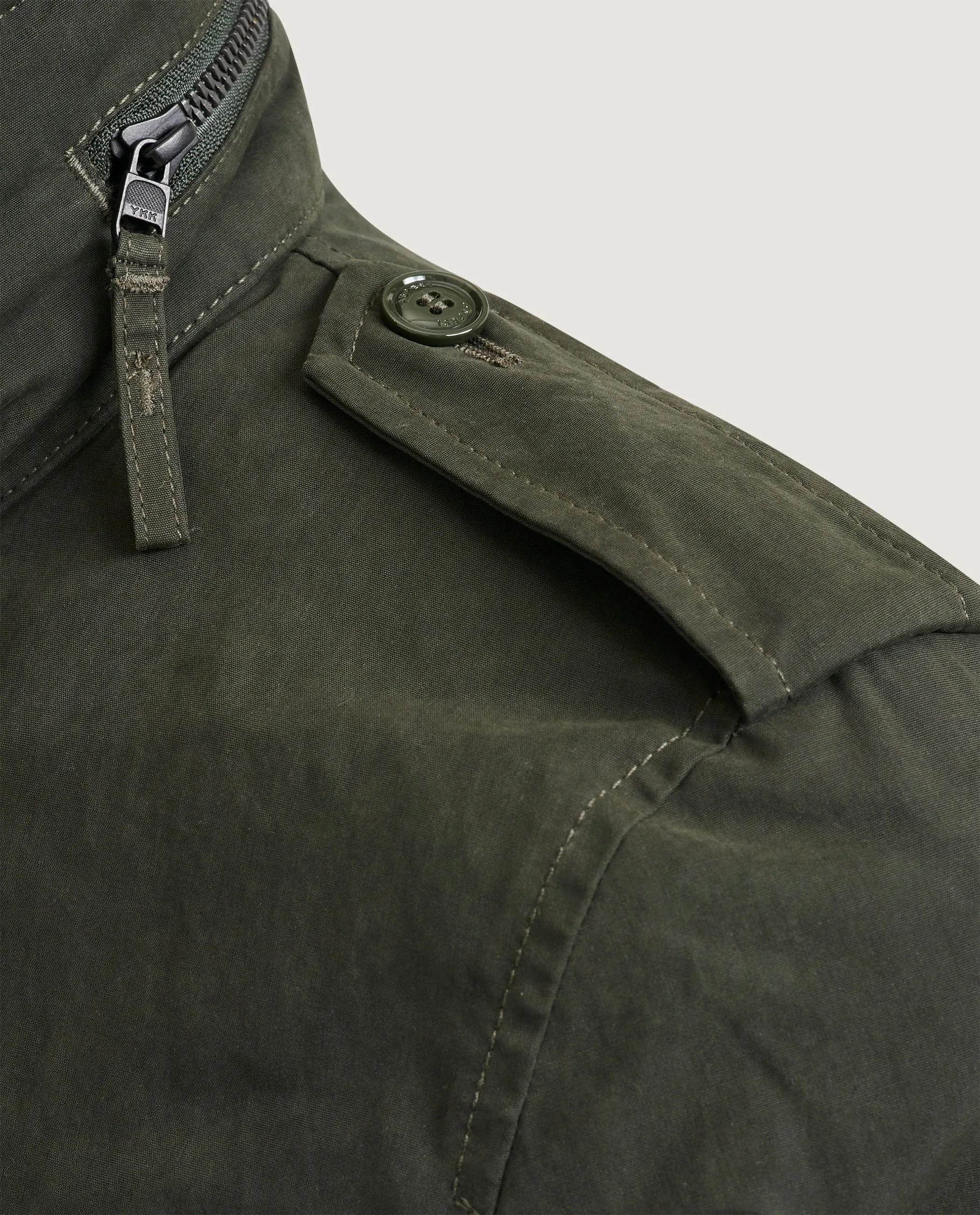 Katoen Mix Field Jacket - Groen sold by Pauw Amsterdam product image thumbnail 2