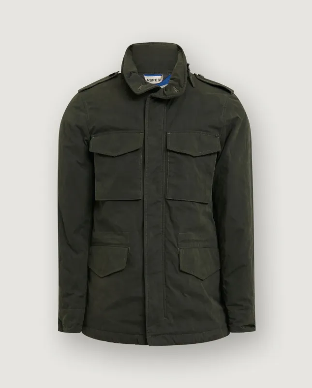 Katoen Mix Field Jacket - Groen sold by Pauw Amsterdam